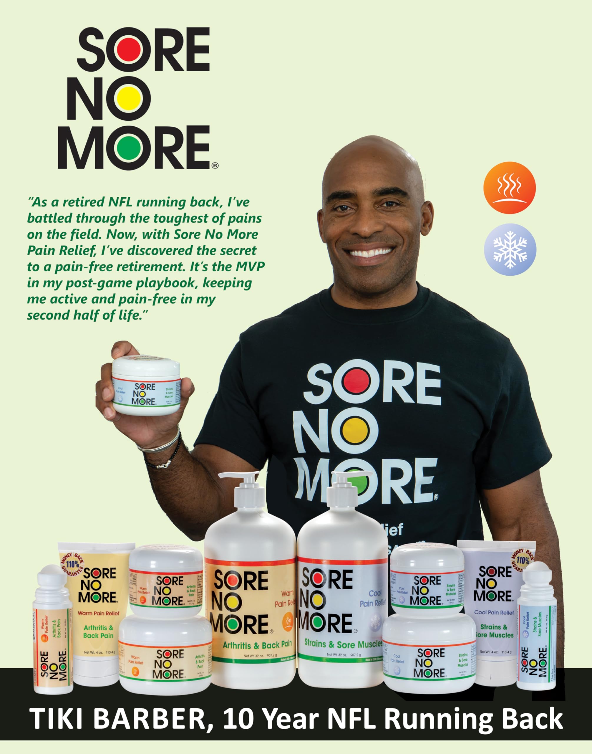 Sore No More Warm Arthritis Pain Relief Cream – Targeted Reliever for Back, Neck, Hands & Feet – Soothing & Fast-Acting Formula for Aches and Pains – Non-Greasy with Orange Aroma – 4 oz Sore No More buy supplements canada