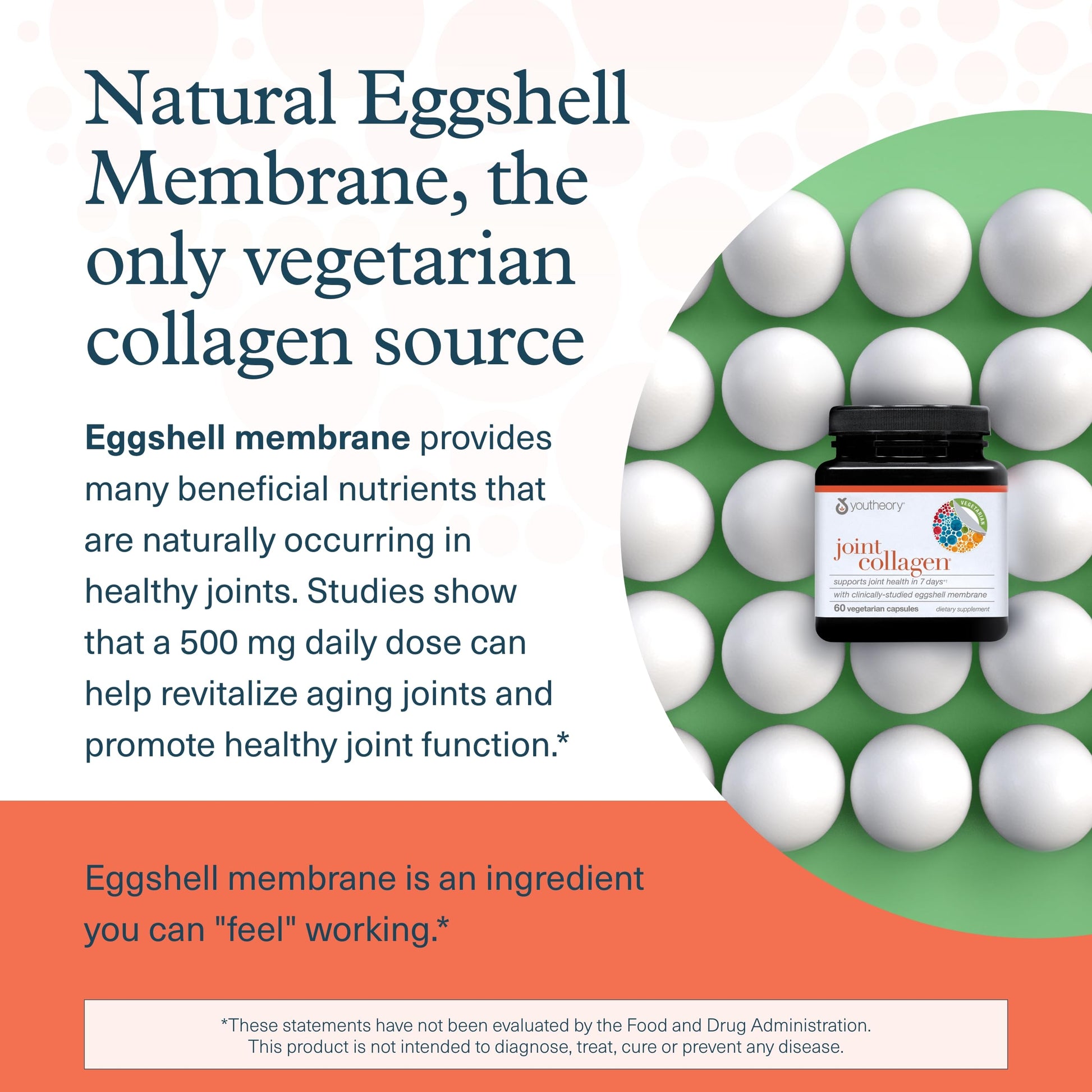 Youtheory Joint Collagen - Vegetarian Collagen Supplement with NEM Eggshell Membrane & Boswellia Extract - Dairy, Soy & Gluten Free - 60 Vegetarian Capsules Youtheory buy supplements canada