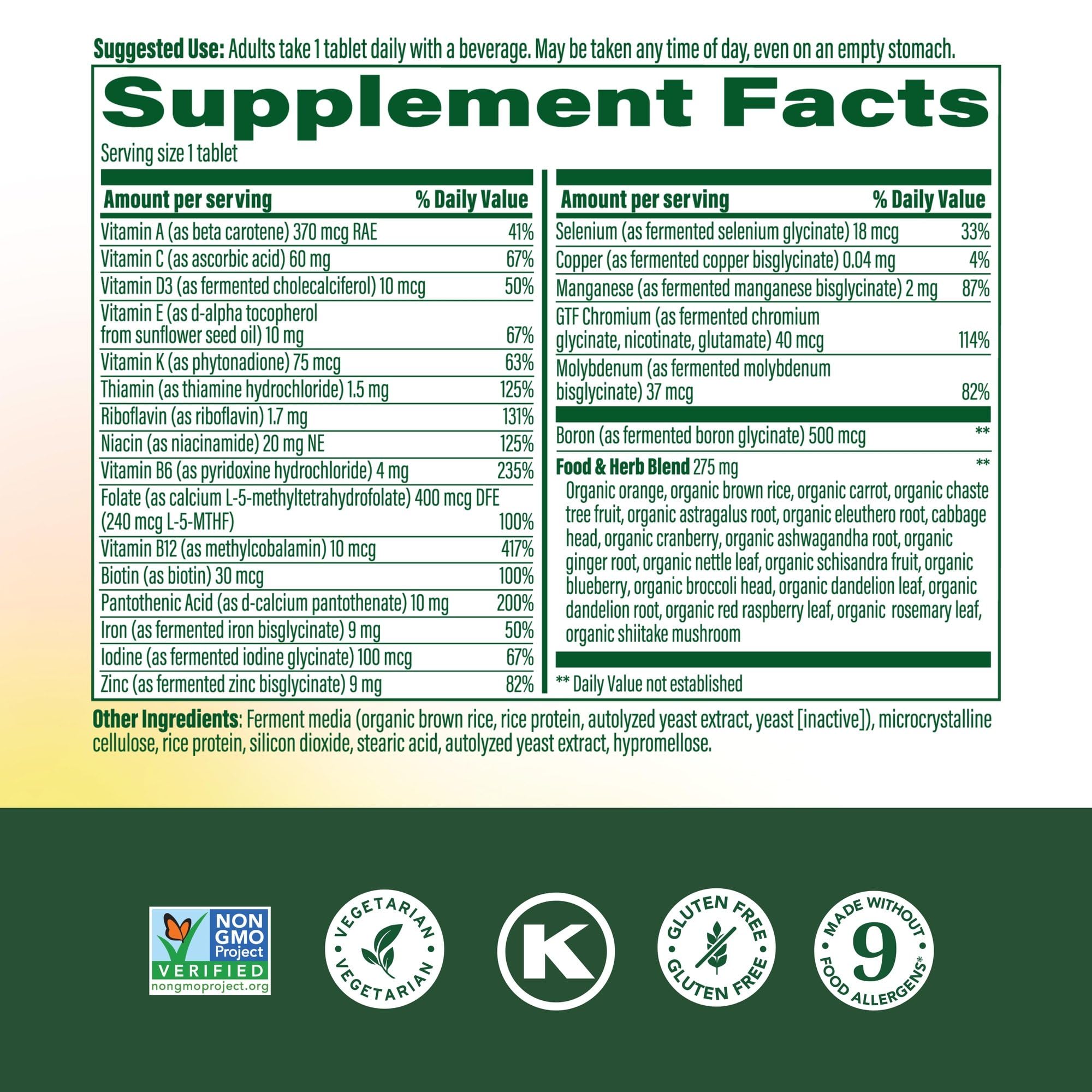 MegaFood Womens Multivitamin One Daily - Multivitamin for Women - Vitamin C, Vitamin D, Iron & B Vitamins - Bone, Energy Metabolism & Immune Support MegaFood buy supplements canada