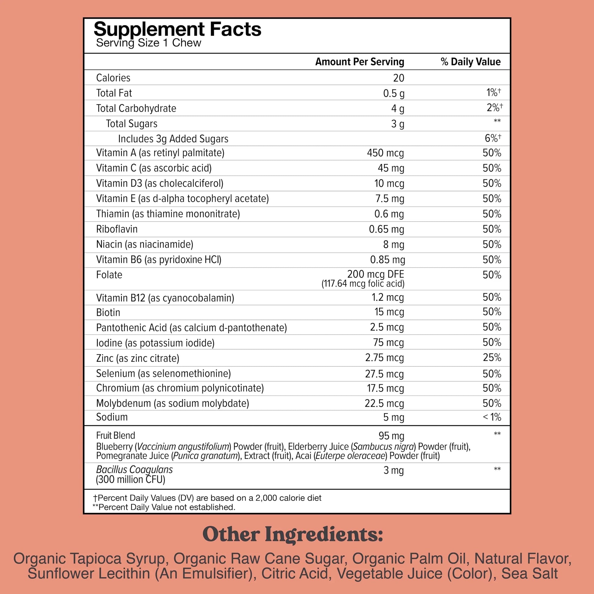 Chewsy Kids’ Multivitamin, Delicious Candy-Style Daily Vitamin Chews + Probiotics + Superfoods, Wild Berry Flavor Chewable Fruity Supplement Chews CHEWSY buy supplements canada