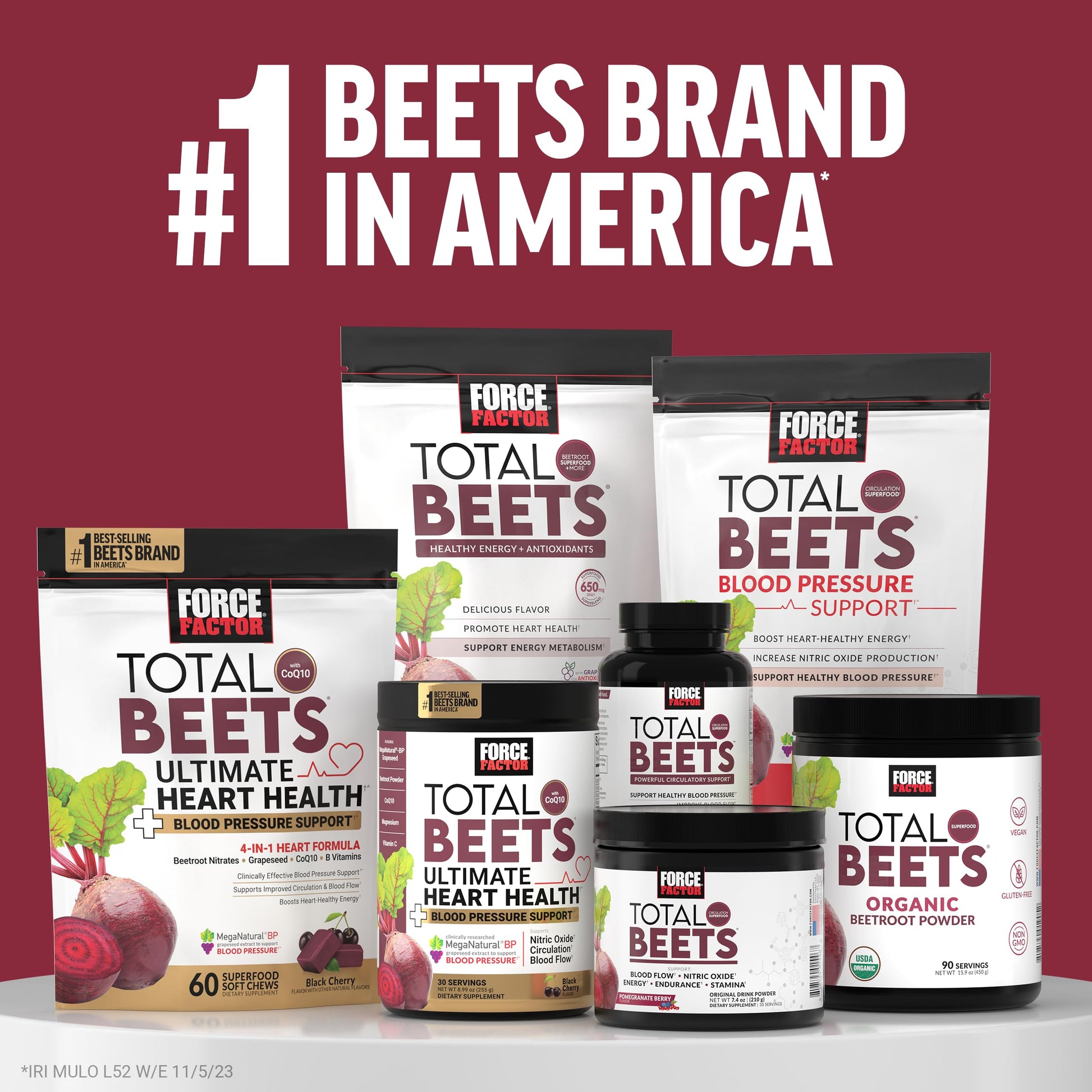 Force Factor Total Beets Organic Beetroot Powder Superfood to Boost Daily Nutrition, USDA Organic, Vegan, Gluten-Free Force Factor buy supplements canada