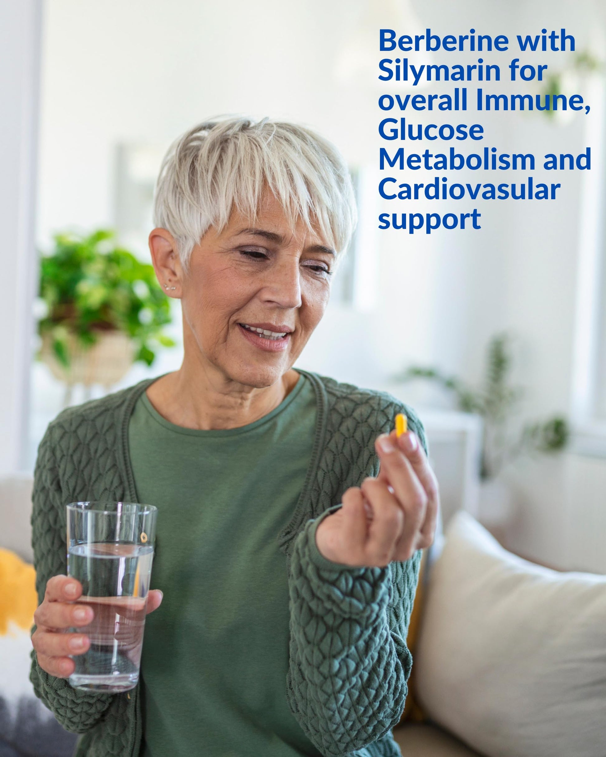 Blue Organix Berberine 500mg Formula HCL Complex Supplement with Silymarin Blue Organix buy supplements canada