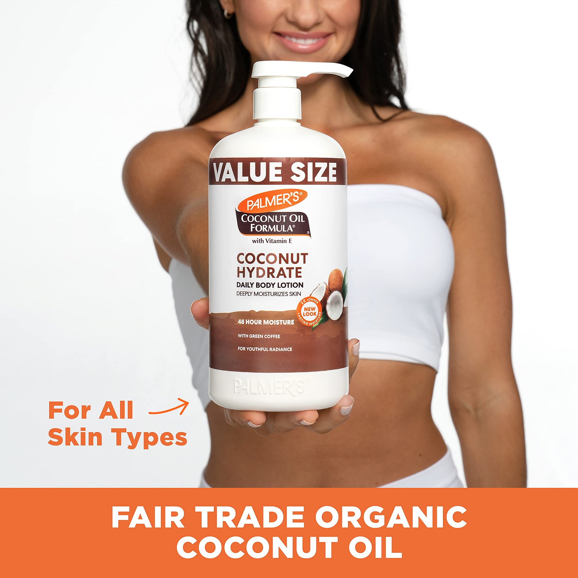 Palmer's Coconut Oil Formula Body Lotion for Dry Skin, Hand & Body Moisturizer with Green Coffee Extract & Vitamin E Palmer's buy supplements canada