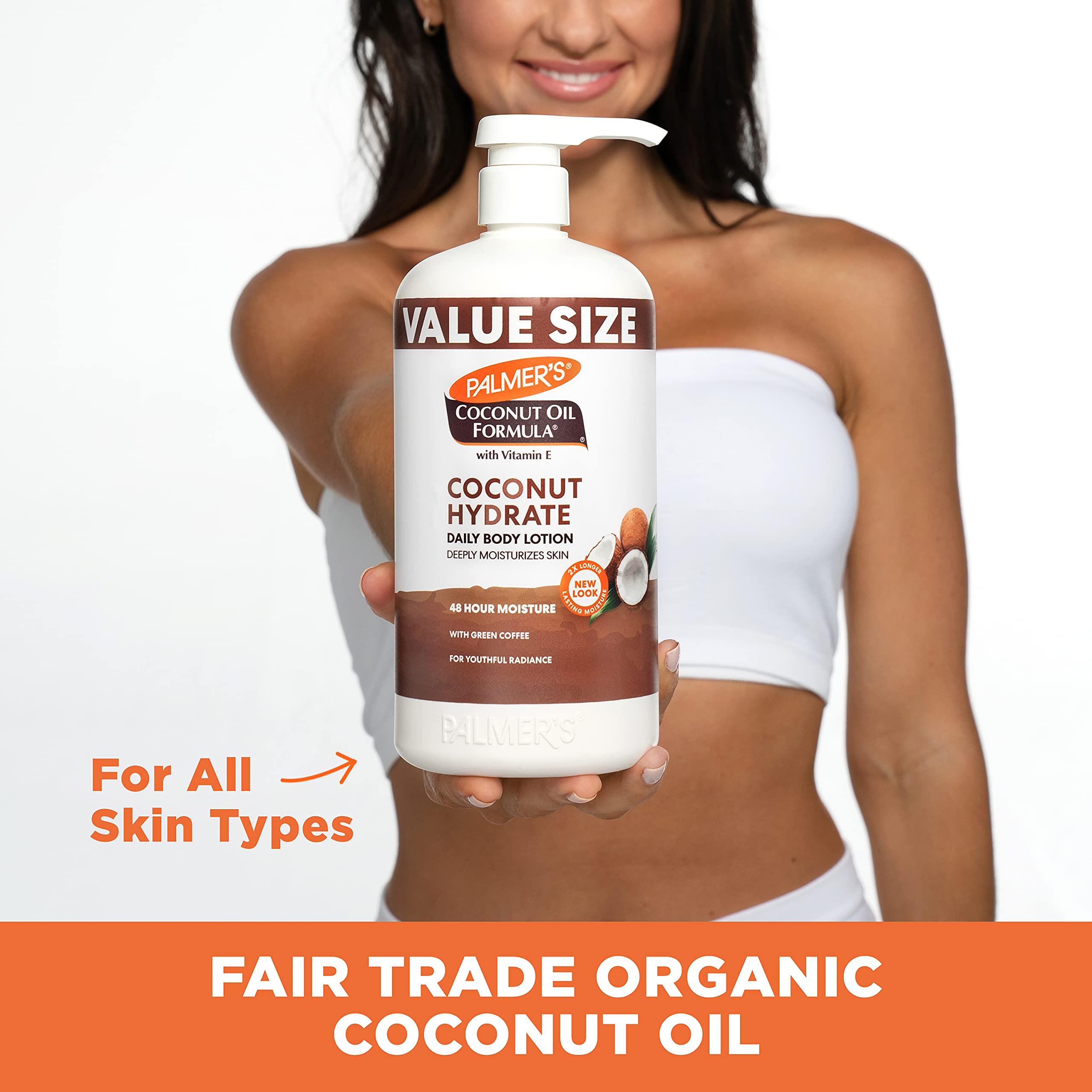 Palmer's Coconut Oil Formula Body Lotion for Dry Skin, Hand & Body Moisturizer with Green Coffee Extract & Vitamin E Palmer's buy supplements canada