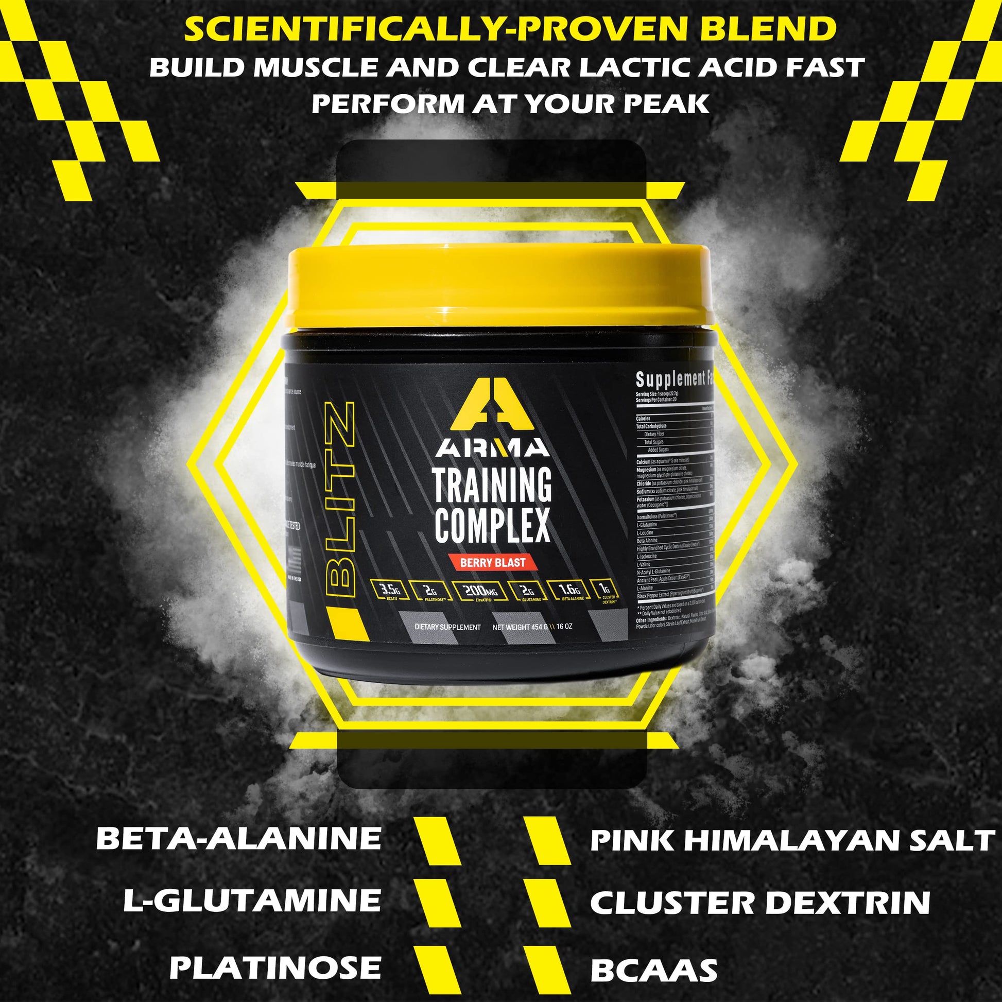 ARMA Blitz Non Stimulant Pre/Intra Powder – Natural Berry Pre-Workout Drink Mix ARMA buy supplements canada