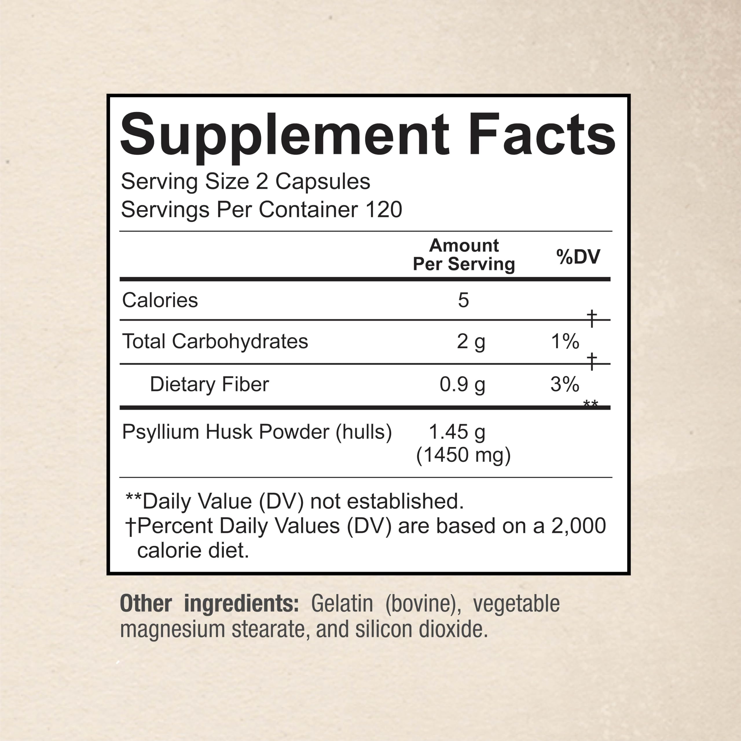 Premium Psyllium Husk Fiber Supplement 1450mg, 240 Capsules Sunergetic buy supplements canada