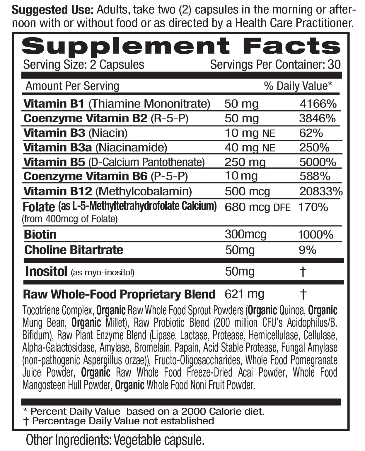 EMERALD LABS B-Healthy - Vegan Vitamin B Complex - Includes Methylated Folic Acid & Full Spectrum B Vitamins - Supports Immune, Brain & Heart Health EMERALD LABS buy supplements canada