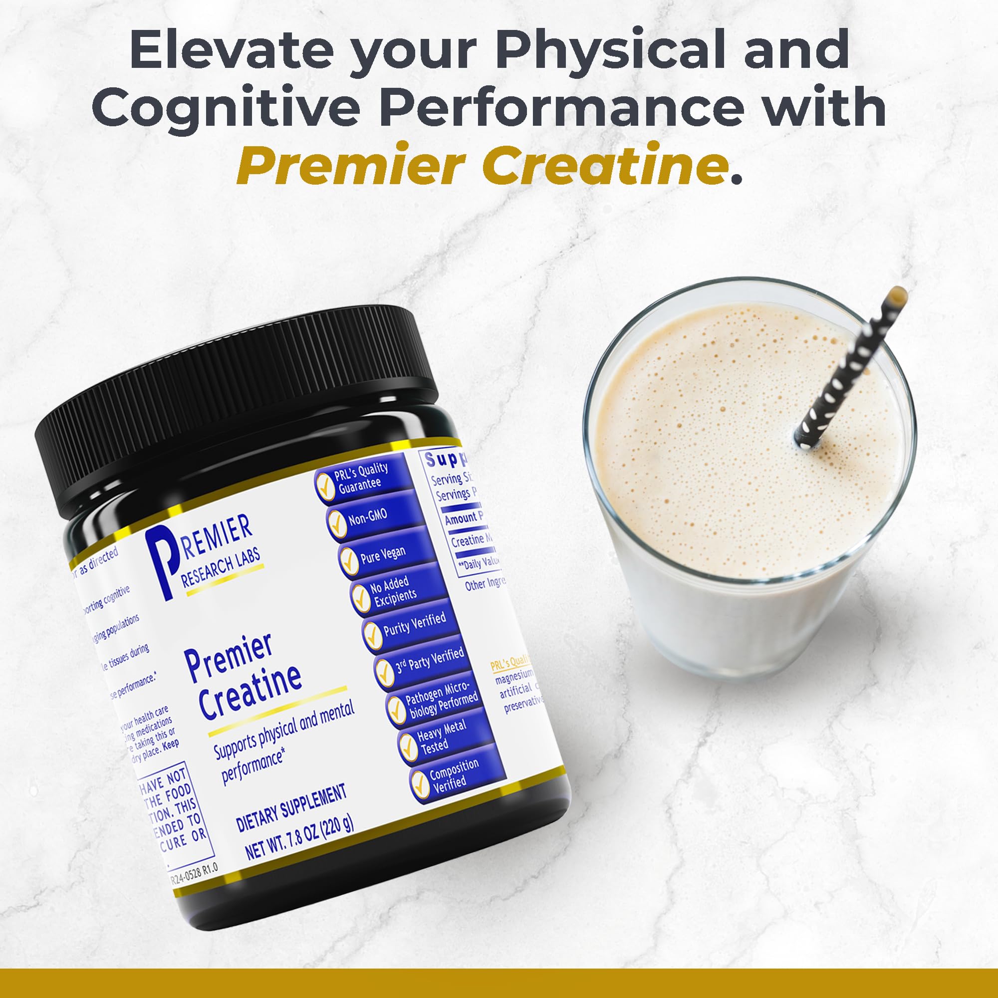 Premier Research Labs Premier Creatine - Creatine Monohydrate Powder, Creatine Powder for Men, Women, Vegetarians, Unflavored Vegan Friendly Formula - 7.8 oz (40 Servings) Premier Research Labs buy supplements canada