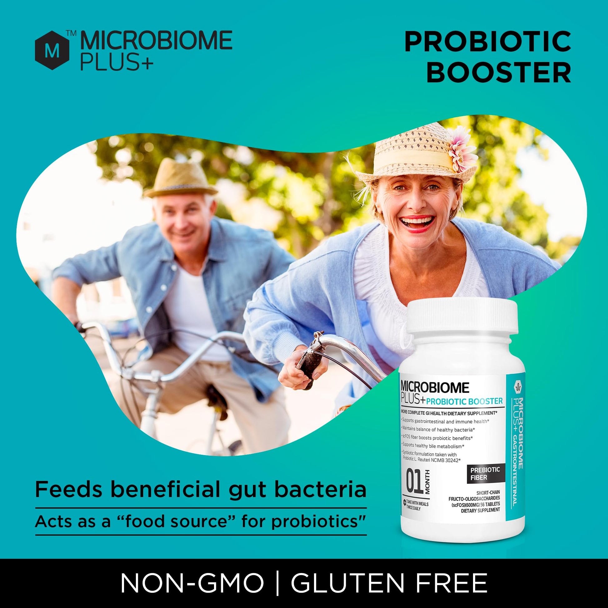 Microbiome Plus Prebiotics scFOS Prebiotic Fiber, Boosts Probiotic Benifits, GI Digestive Supplements, Allergy Safe and Gluten-Free Microbiome Plus buy supplements canada