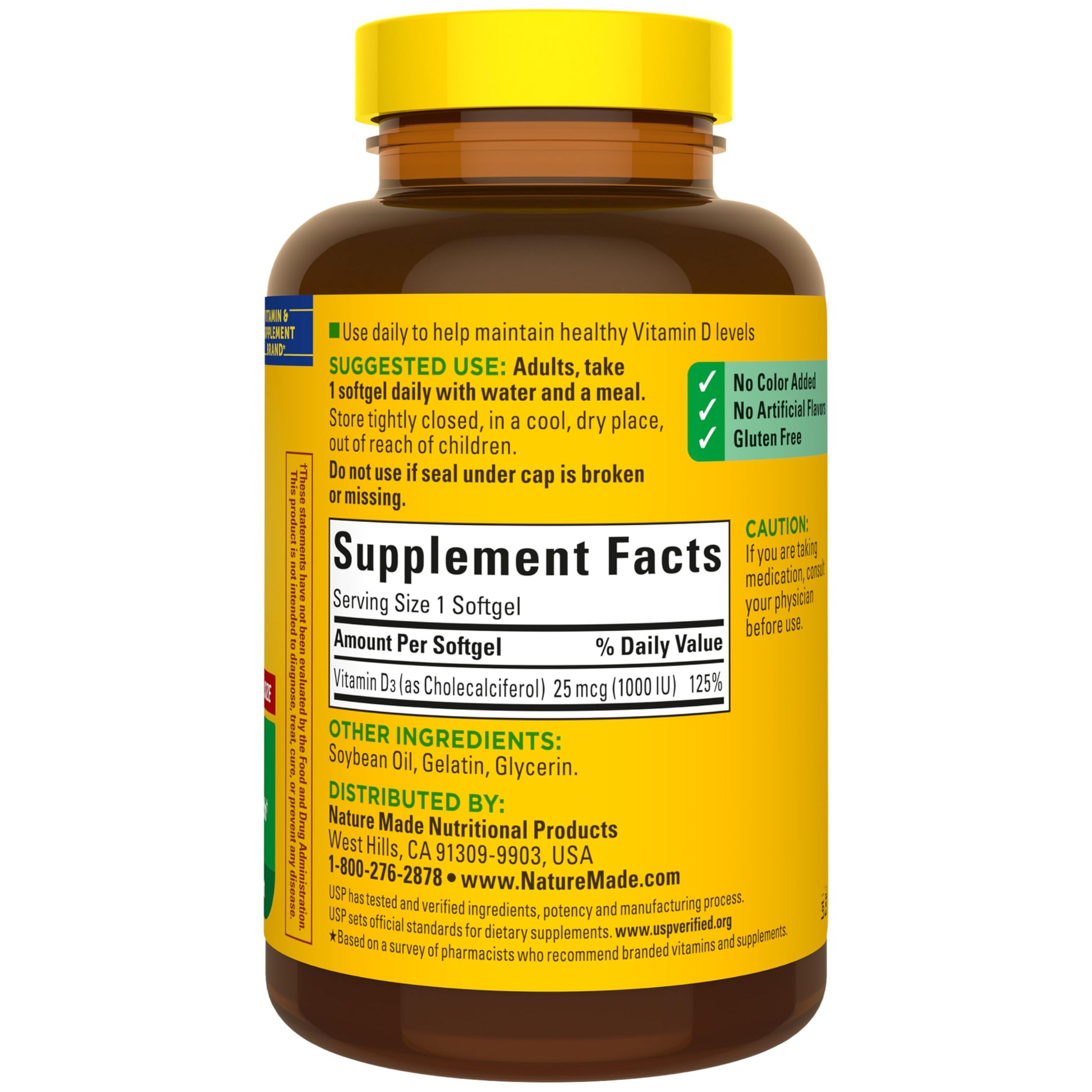 Nature Made Vitamin D3 1000 IU (25 mcg), Vitamin D Supplement for Bone, Teeth, Muscle and Immune Health Support, 300 Softgels, 300 Day Supply Nature Made buy supplements canada