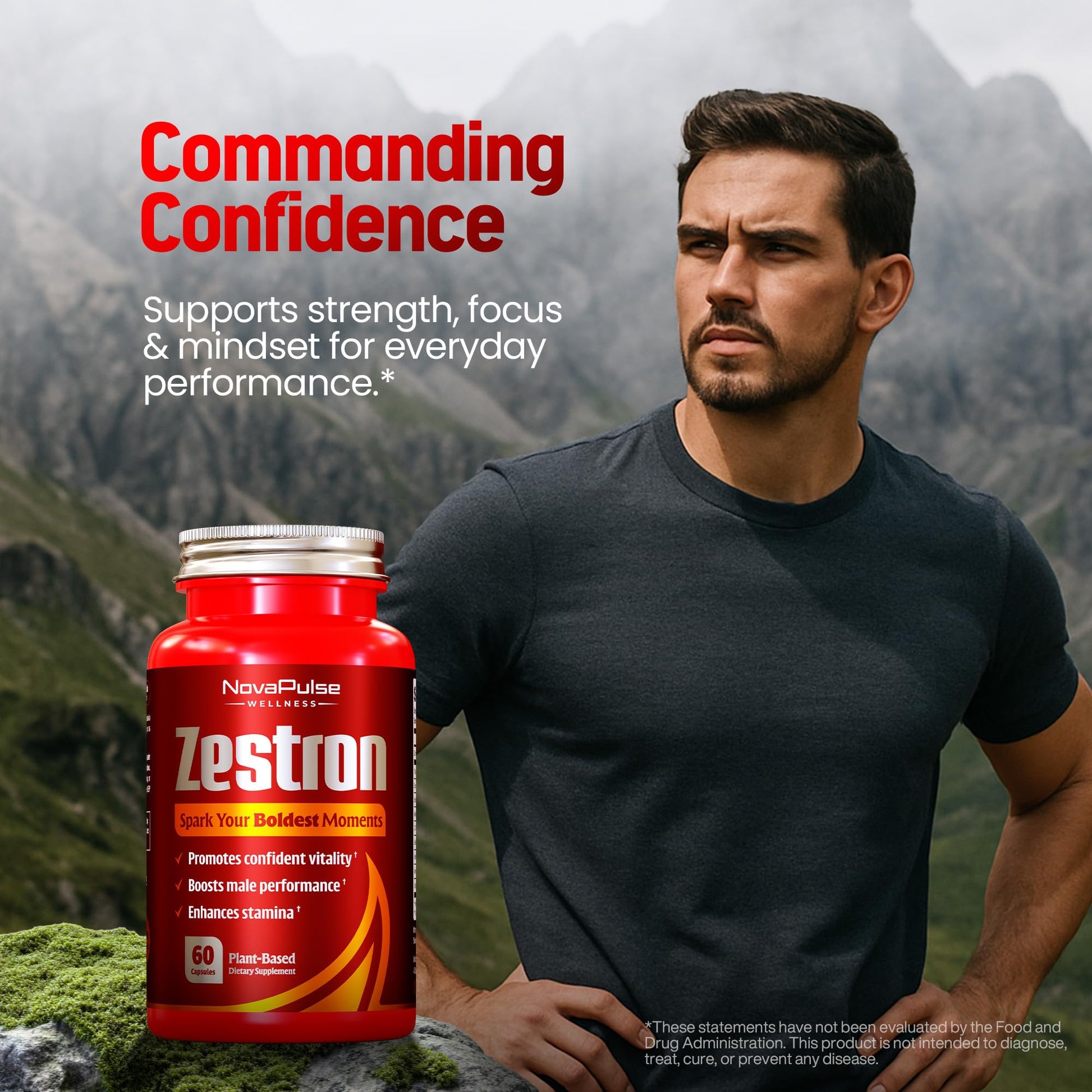 Male Enhancing Supplement Fast Acting Enlargement Pills for Men - Enhanced Size, Drive, Blood Flow, Libido, Testosterone Booster, Strength, Endurance - Boost Performance & Confidence - 60 Capsules NovaPulse Wellness buy supplements canada