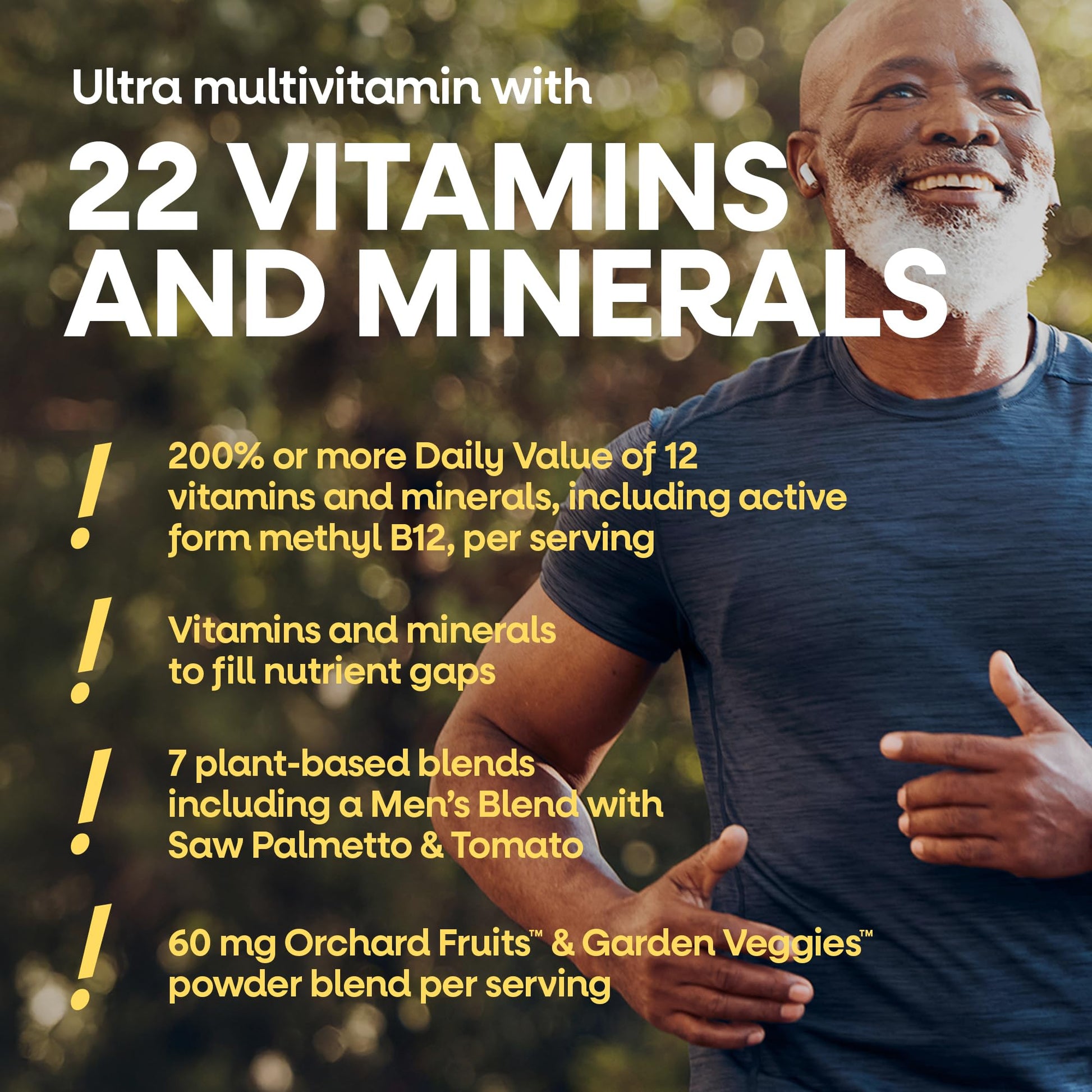 Nature's Way Alive! Men’s 50+ Daily Ultra Multivitamin, High Potency Formula, Supports Healthy Brain, Eyes & Heart*, with Methylated B12 Nature's Way buy supplements canada