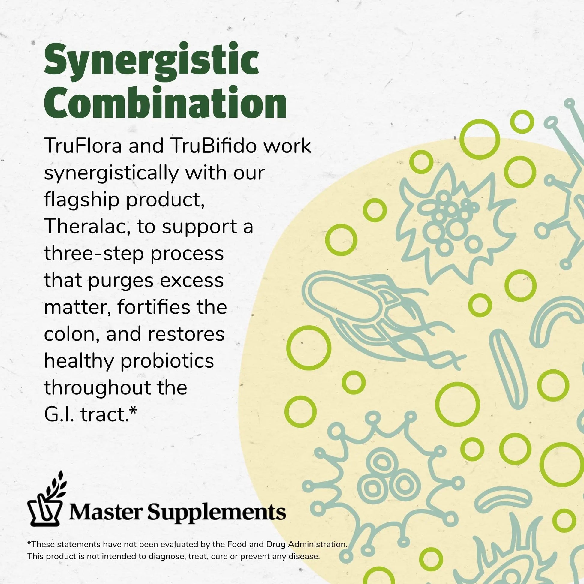 Master Supplements 30-Day Probiotic Gut Reset - Includes Theralac (30 ct.), TruBifido (30 ct.) & TruFlora (30 ct.) - Supports Optimal Gut Health - Gluten Free THERALAC buy supplements canada