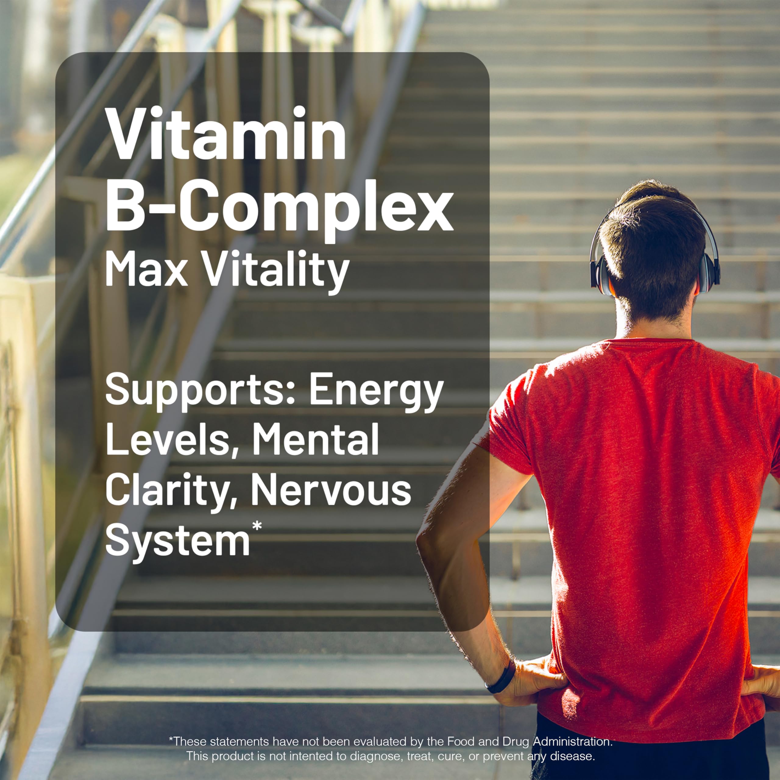NatureWise Vitamin B Complex for Women and Men - with Folic Acid Biotin B1 B2 B3 B6 B12 - Support Cellular Energy & Mental Clarity - Gluten & Dairy Free NatureWise buy supplements canada