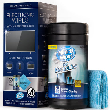MiracleWipes for Electronics Cleaning - Screen Wipes Designed for TV, Phones, Monitors Miracle Brands buy supplements canada