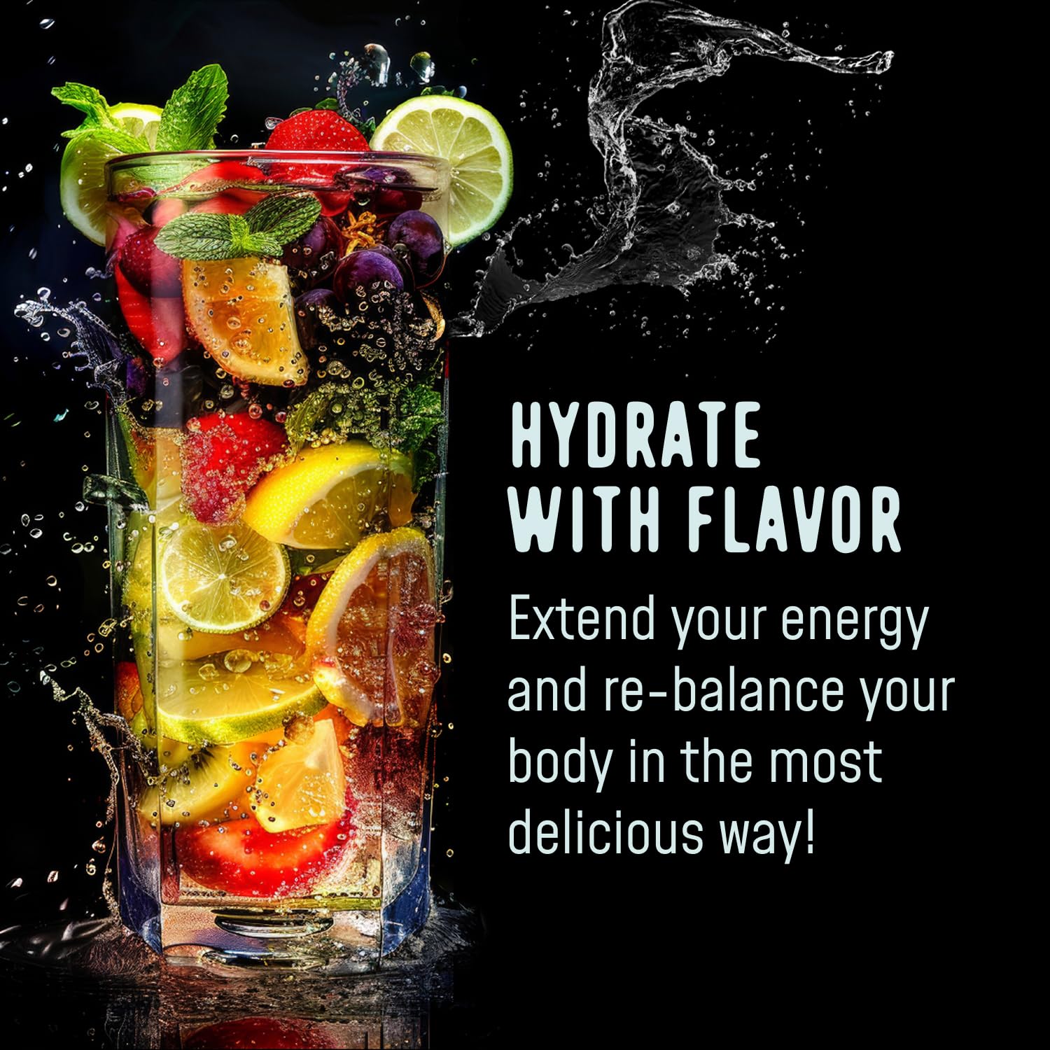 FlavCity Electrolytes Powder Packets - 28 Hydration Packets, Variety Pack - No Added Sugar - Hydration Powder with Real Fruit & Unrefined Sea Salt FlavCity buy supplements canada