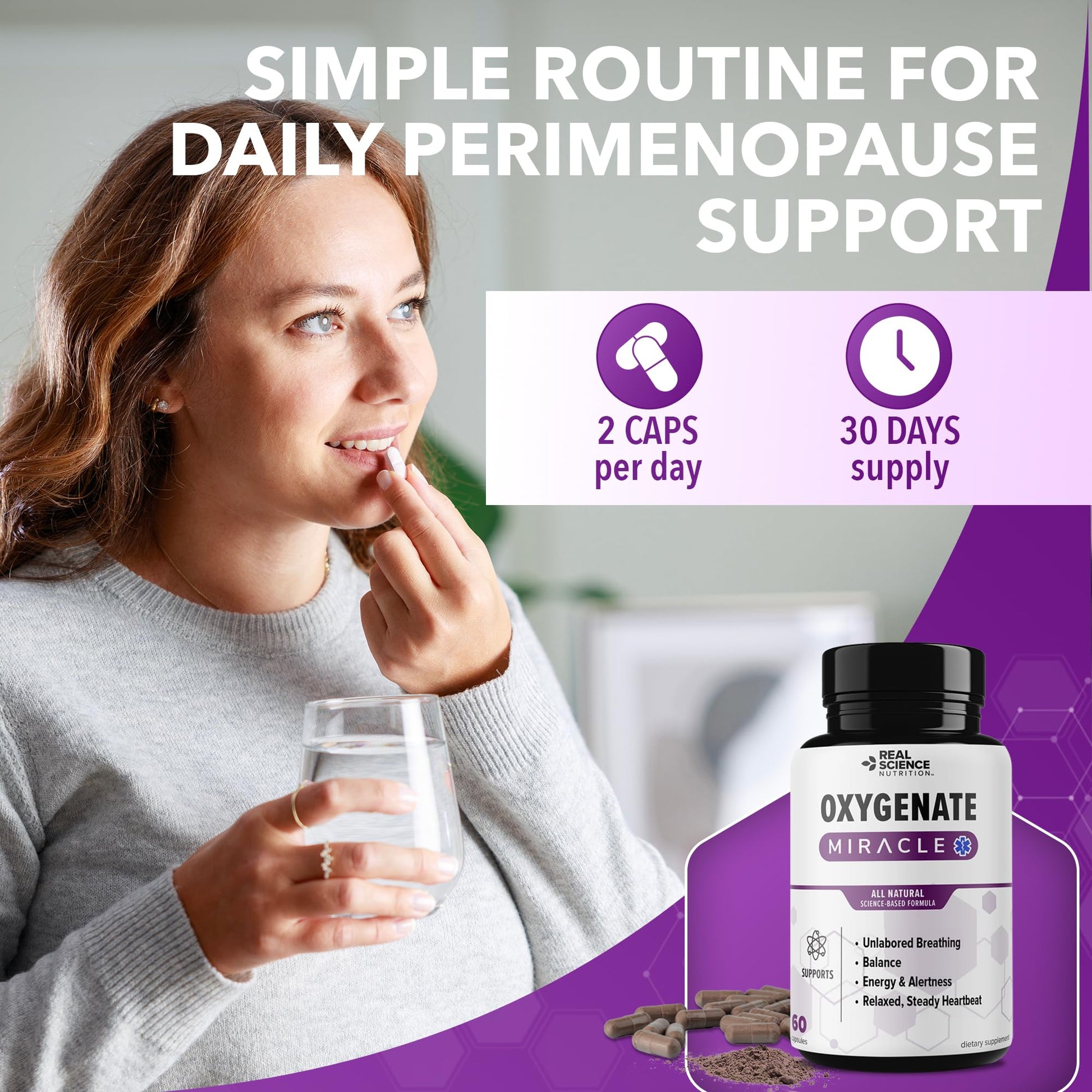 Real Science Perimenopause Supplements for Women for Hormone Balance & Energy Support – Nitric Oxide Formula with Vinitrox, GABA & Essential Vitamins for Hot Flashes, Mood & Energy – 60 Caps Real Science Nutrition buy supplements canada