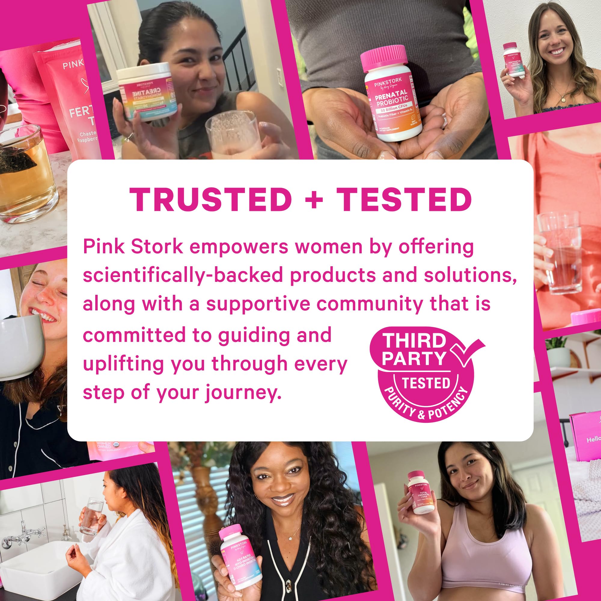 Pink Stork Postpartum Mood Support - Postnatal Hormone Balance for Women - Breastfeeding Friendly - Stress & Cognitive Support, New Mom Essentials - Ashwagandha, Chamomile, & Vitamin D, 60 Capsules Pink Stork buy supplements canada