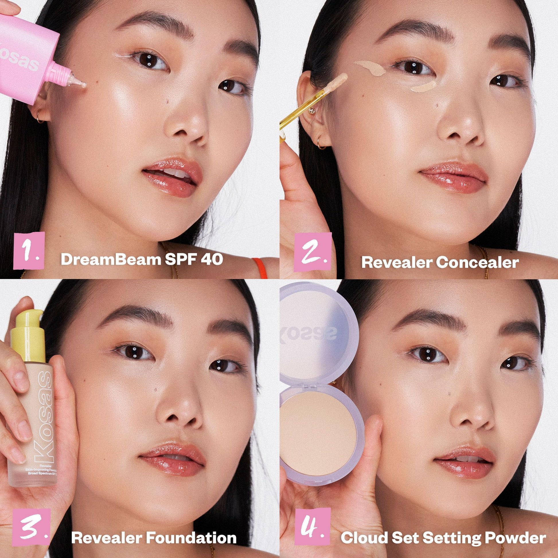 Kosas DreamBeam SPF 40 Mineral Sunscreen for Face + Makeup Prep – Lightweight Hydrating Sun Protection, 40 ml Kosas buy supplements canada