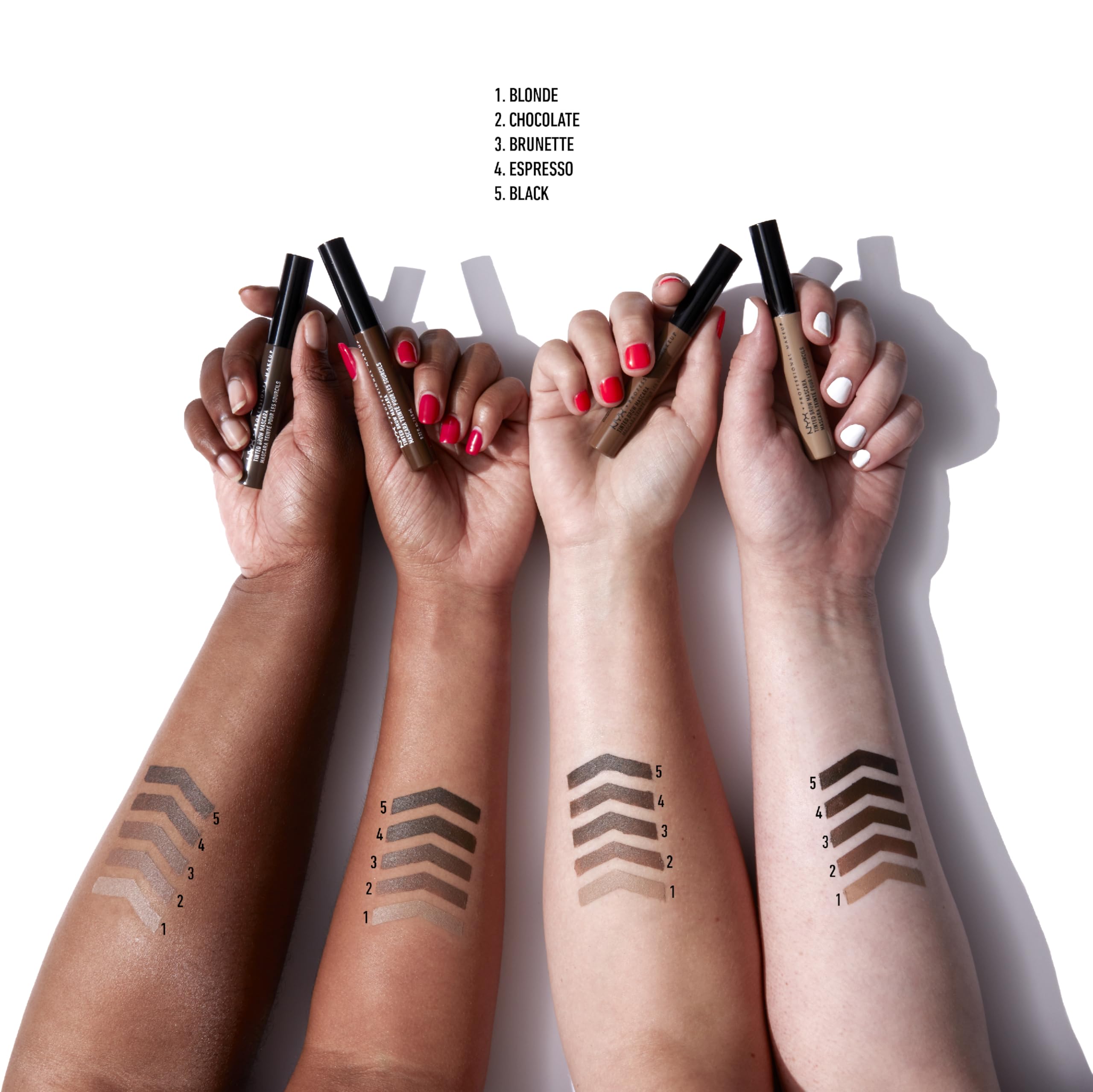 NYX PROFESSIONAL MAKEUP Tinted Eyebrow Mascara, Chocolate NYX PROFESSIONAL MAKEUP buy supplements canada