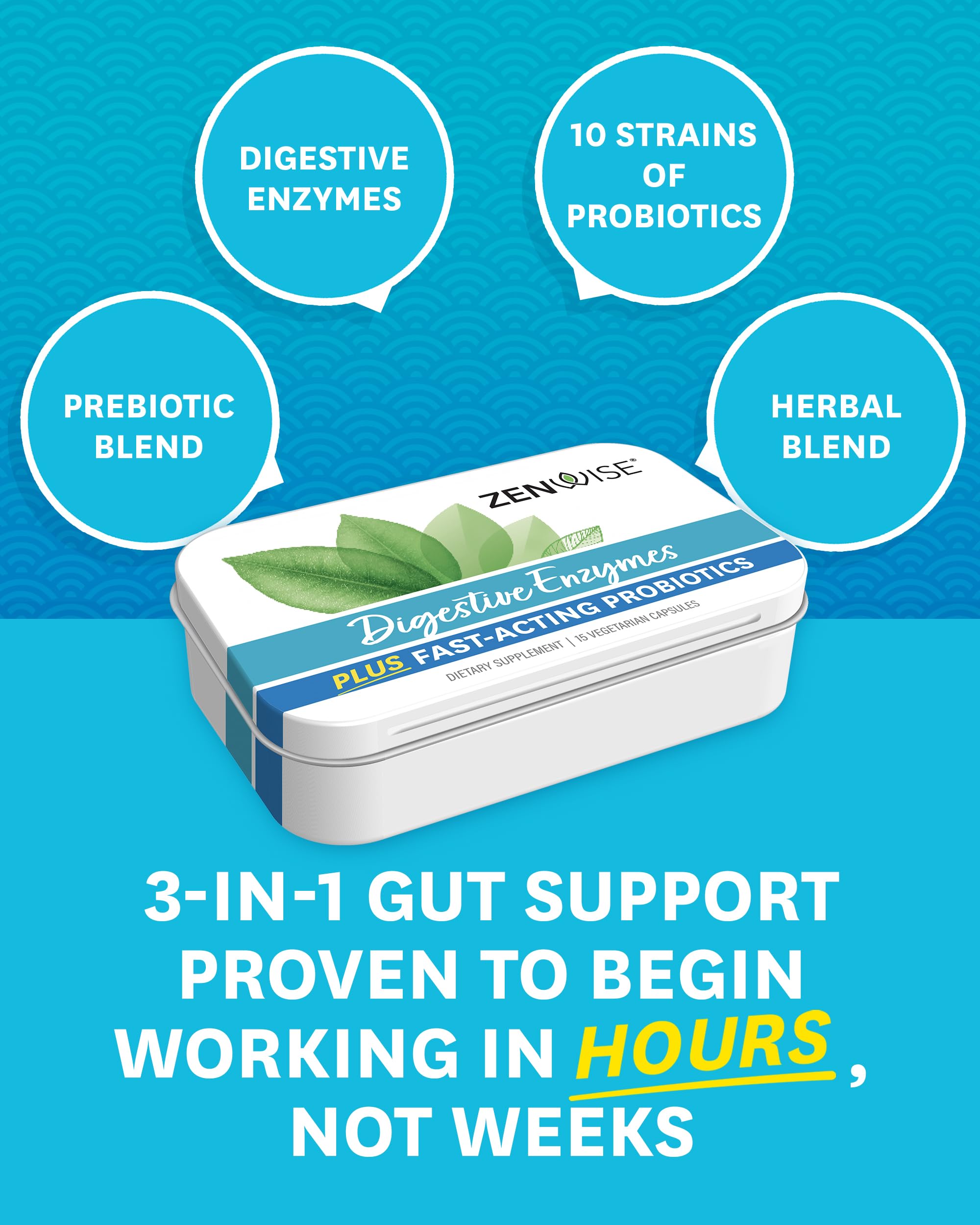 Zenwise Digestive Enzymes - Probiotic Multi Enzymes with Probiotics, 15 Ct Zenwise Health buy supplements canada