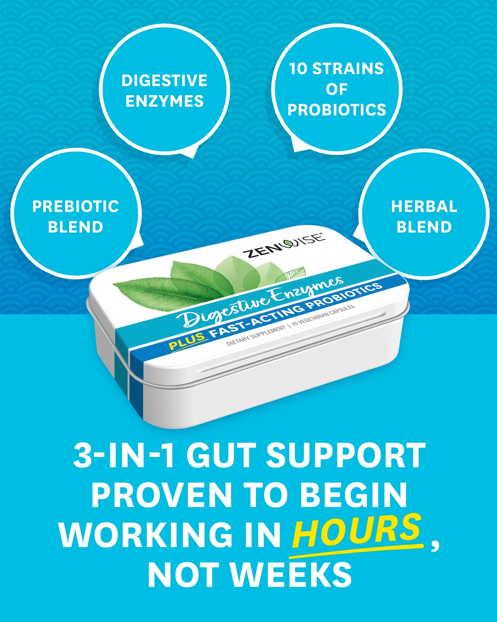 Zenwise Digestive Enzymes - Probiotic Multi Enzyme with Probiotics, 45 ct Zenwise Health buy supplements canada