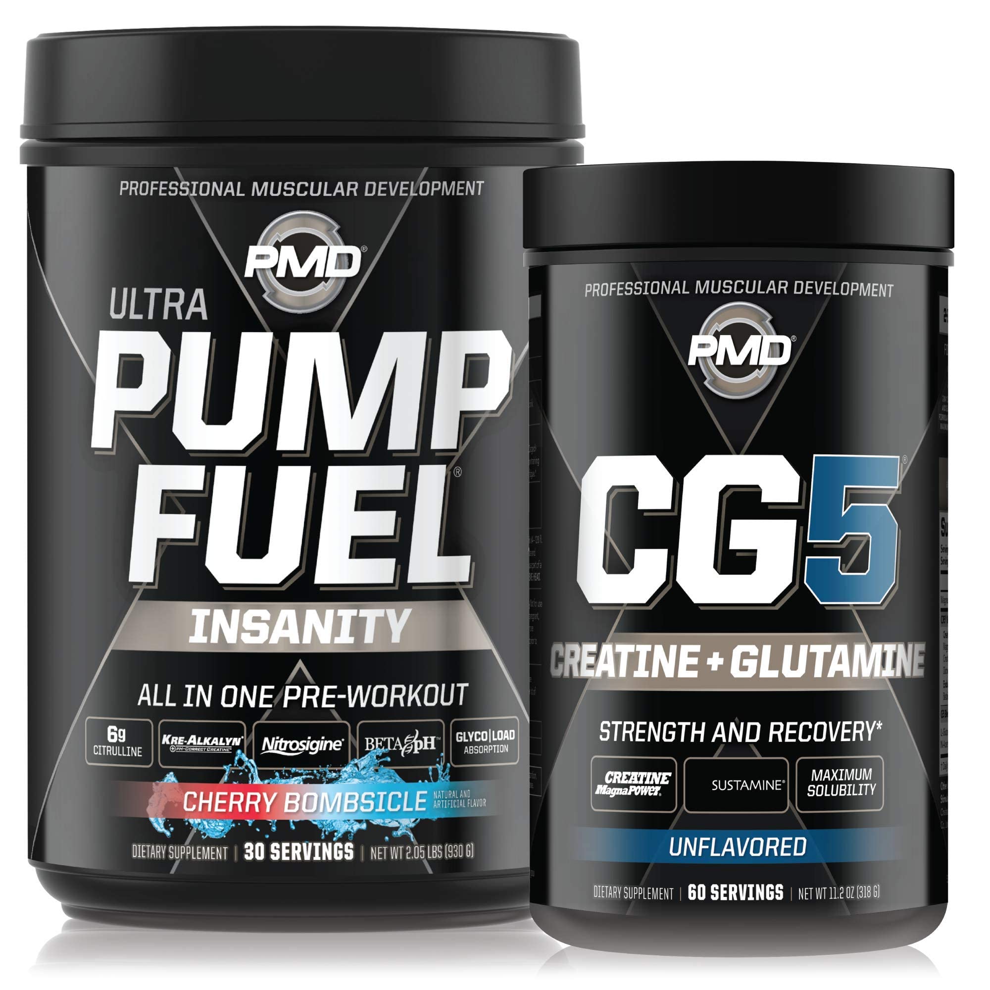 PMD Sports Ultra Pump Fuel Insanity - Pre Workout – Cherry Bombsicle (30 Servings) PMD buy supplements canada