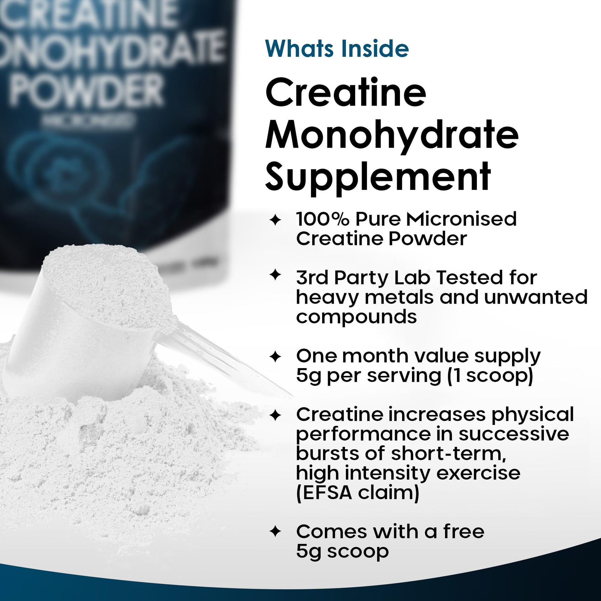 Creatine Monohydrate Powder 100% Pure Micronized Creatine - 350g Increased Absorption NEW LEAF PRODUCTS buy supplements canada