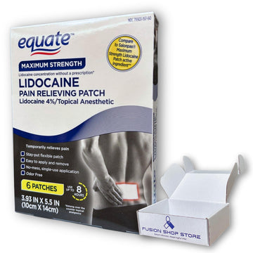 Topical anesthetic 4% Patch- 6 Count (Pack of 1), Boxed By Fusion Shop Store FUSION SHOP STORE Smart choices, meaningful life! buy supplements canada