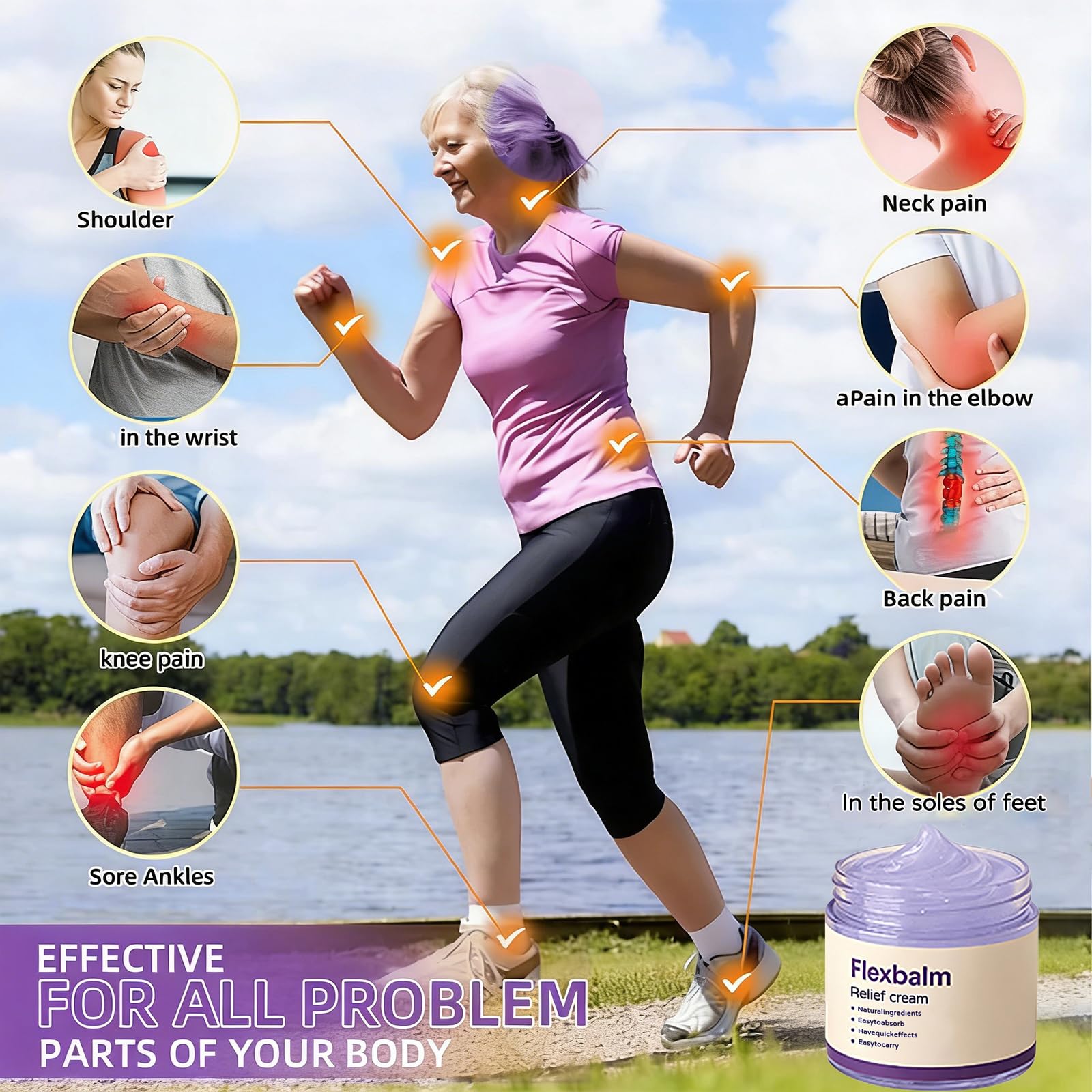 Flexbalm Rapid Joint Relief Therapy Gel 2.0, 2026 New Professional Relief Soothing Massage Gel, Flexbalm Rapid Joint Relief Cream for Back, Knee, Hands, Neck, Feet, for All Skin Types (2 Bottle) dooeka buy supplements canada