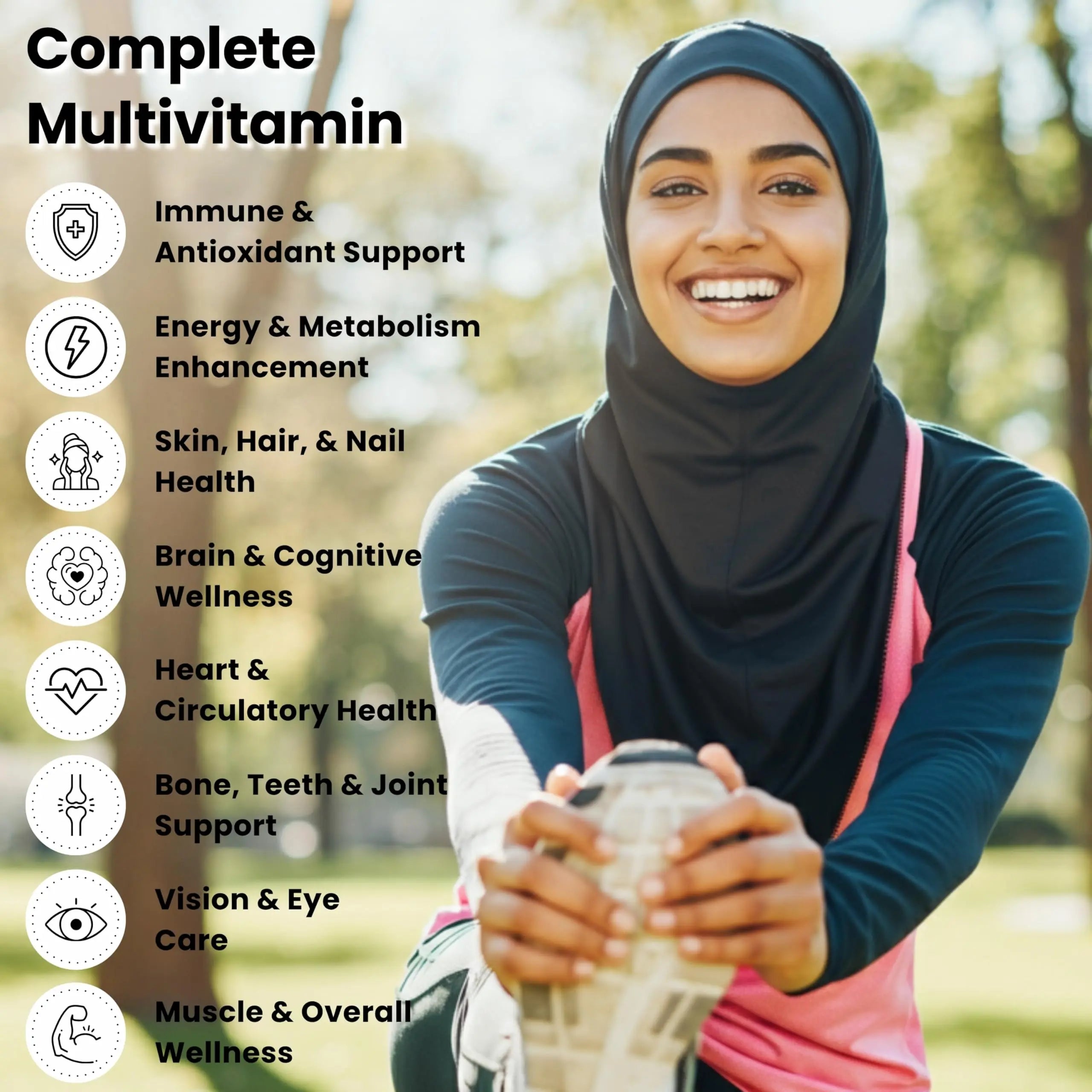 SHIFAA NUTRITION Halal Vitamins, Multivitamin for Women & Men – Comprehensive Support for Heart, Brain, Eye & Immune Health SHIFAA NUTRITION buy supplements canada