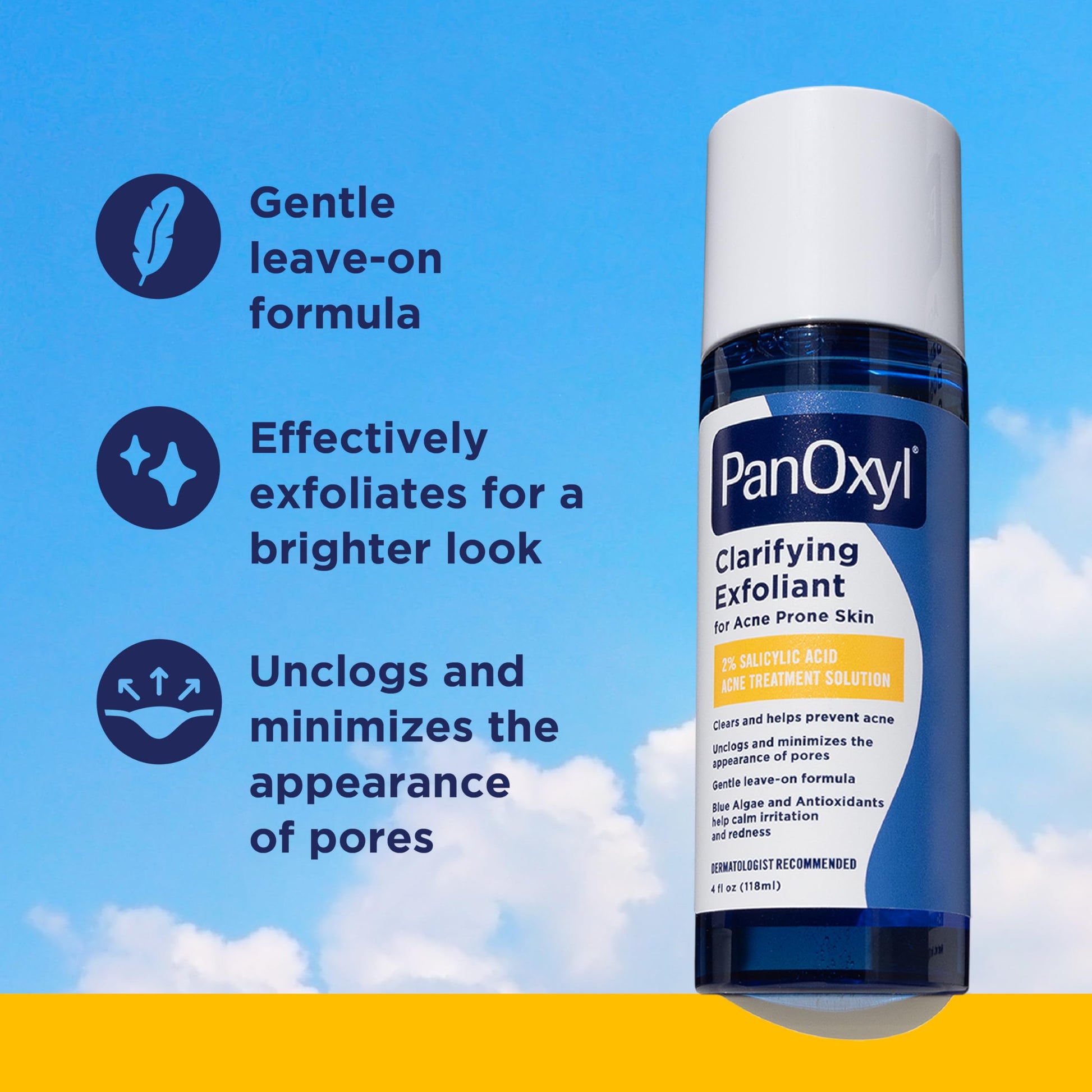 PanOxyl Clarifying Exfoliant with 2% Salicylic Acid, BHA Liquid Exfoliant for Face, Unclogs, Minimizes Appearance of Pores PanOxyl buy supplements canada