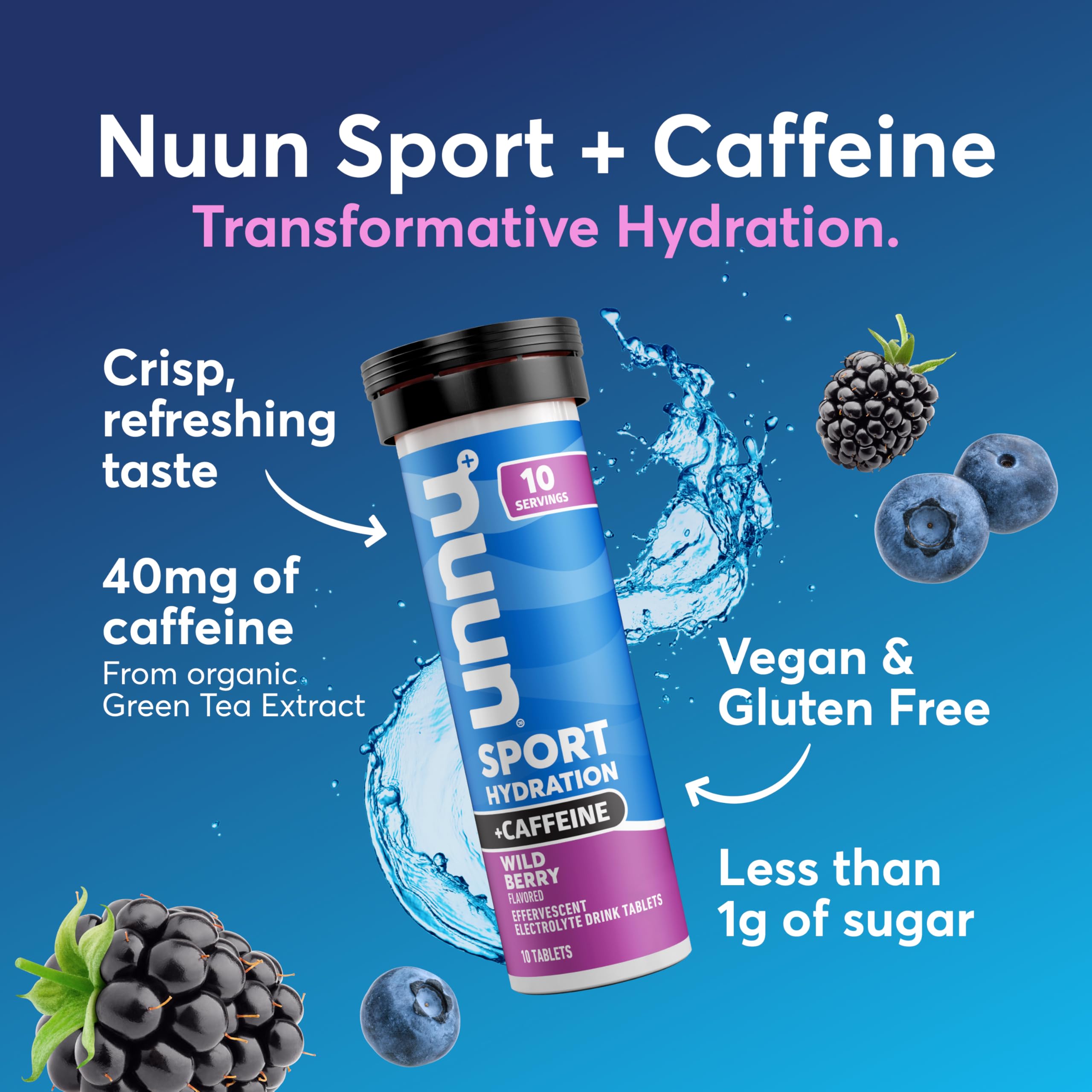 Nuun, Electrolyte Drink Tabs Energy Wild Berry, 8 Count, 1.9 Ounce Nuun buy supplements canada