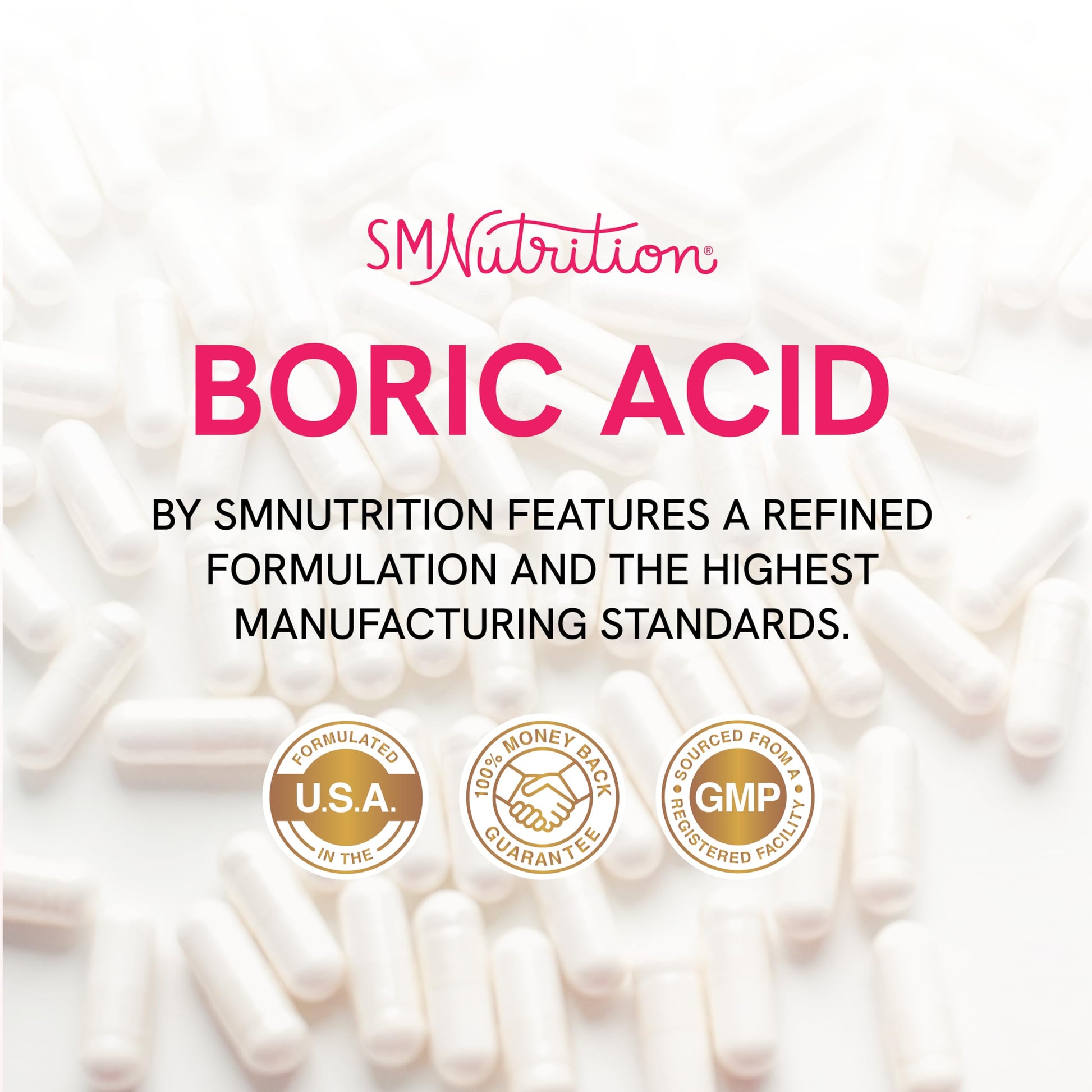 Boric Acid Suppositories for Women | 600mg | for pH Balance, Vaginal Odor & Itching | Feminine Hygiene SMNutrition buy supplements canada