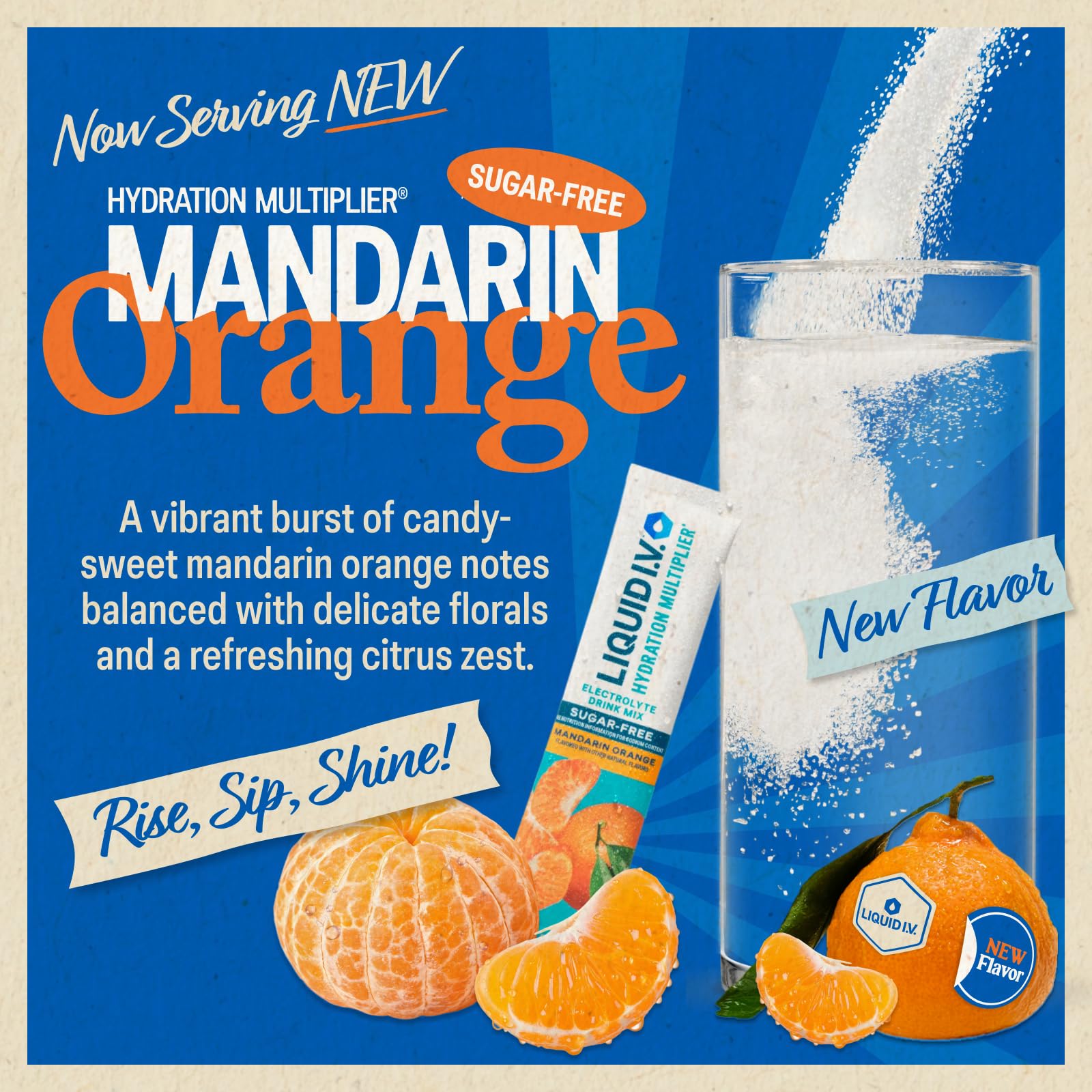 Liquid I.V.® Hydration Multiplier Sugar Free – Mandarin Orange | Electrolyte Powder Drink Mix | 3 Pack (42 Servings) Liquid I.V. buy supplements canada