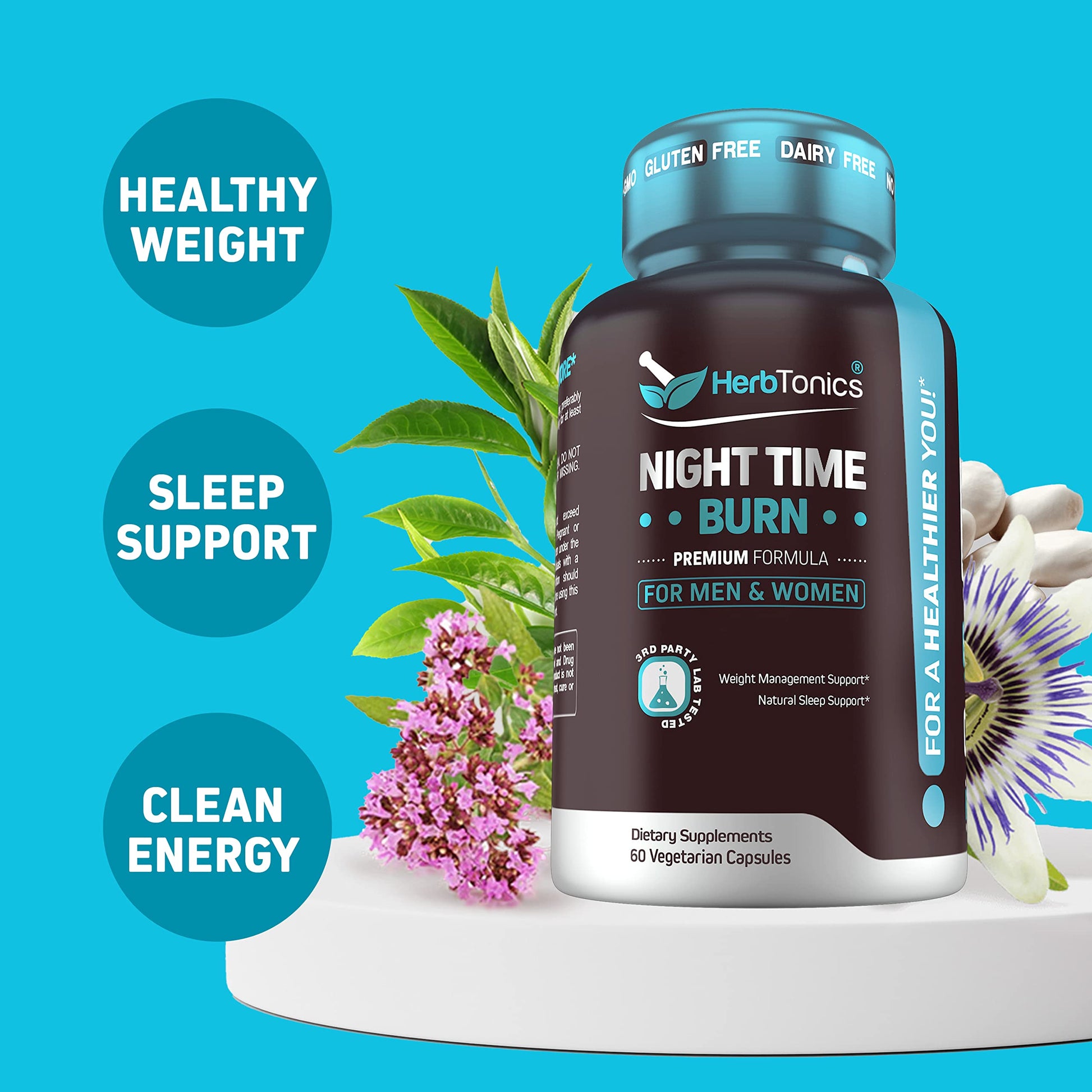 Herbtonics Apple Cider Vinegar Capsules Plus Keto BHB | Fat Burner & Weight Loss Herbtonics buy supplements canada