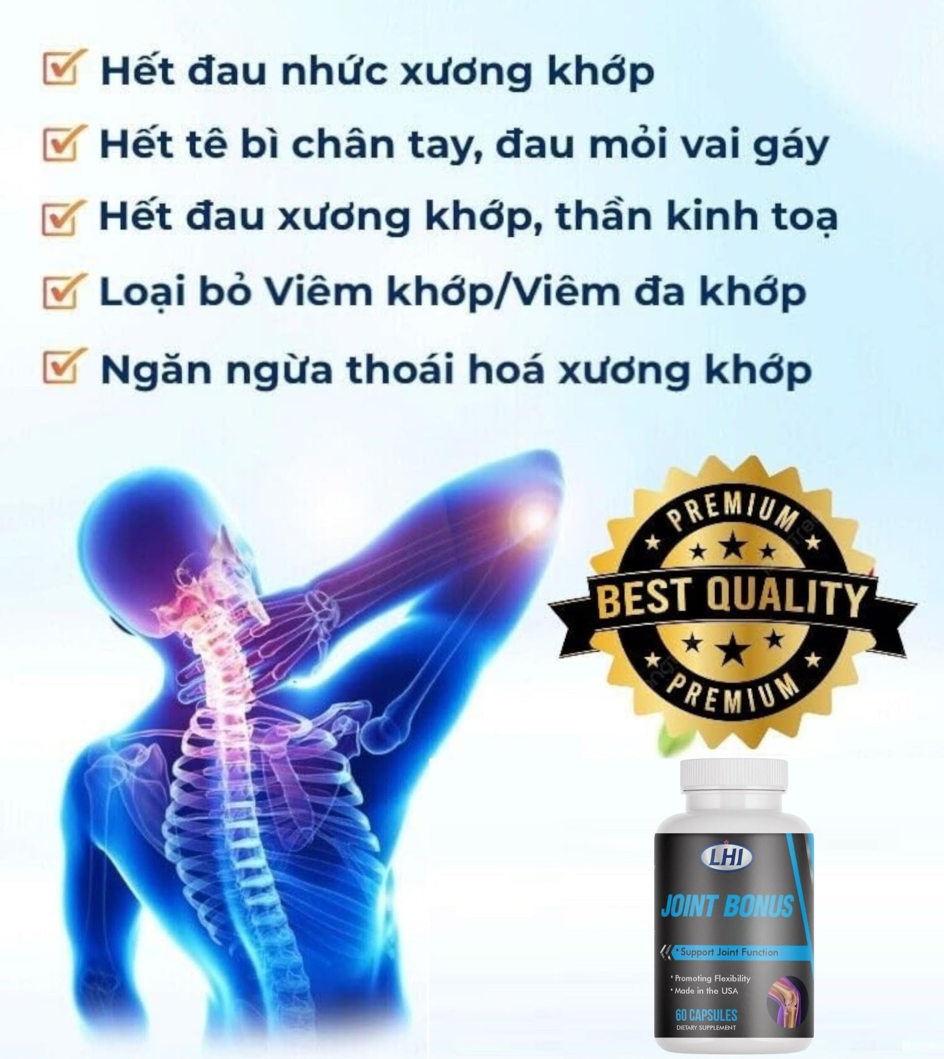 Joint Bonus Hỗ Trợ Xương Khớp (100% Authentic, Sản Phẩm Chính Hãng Tại USA) Generic buy supplements canada