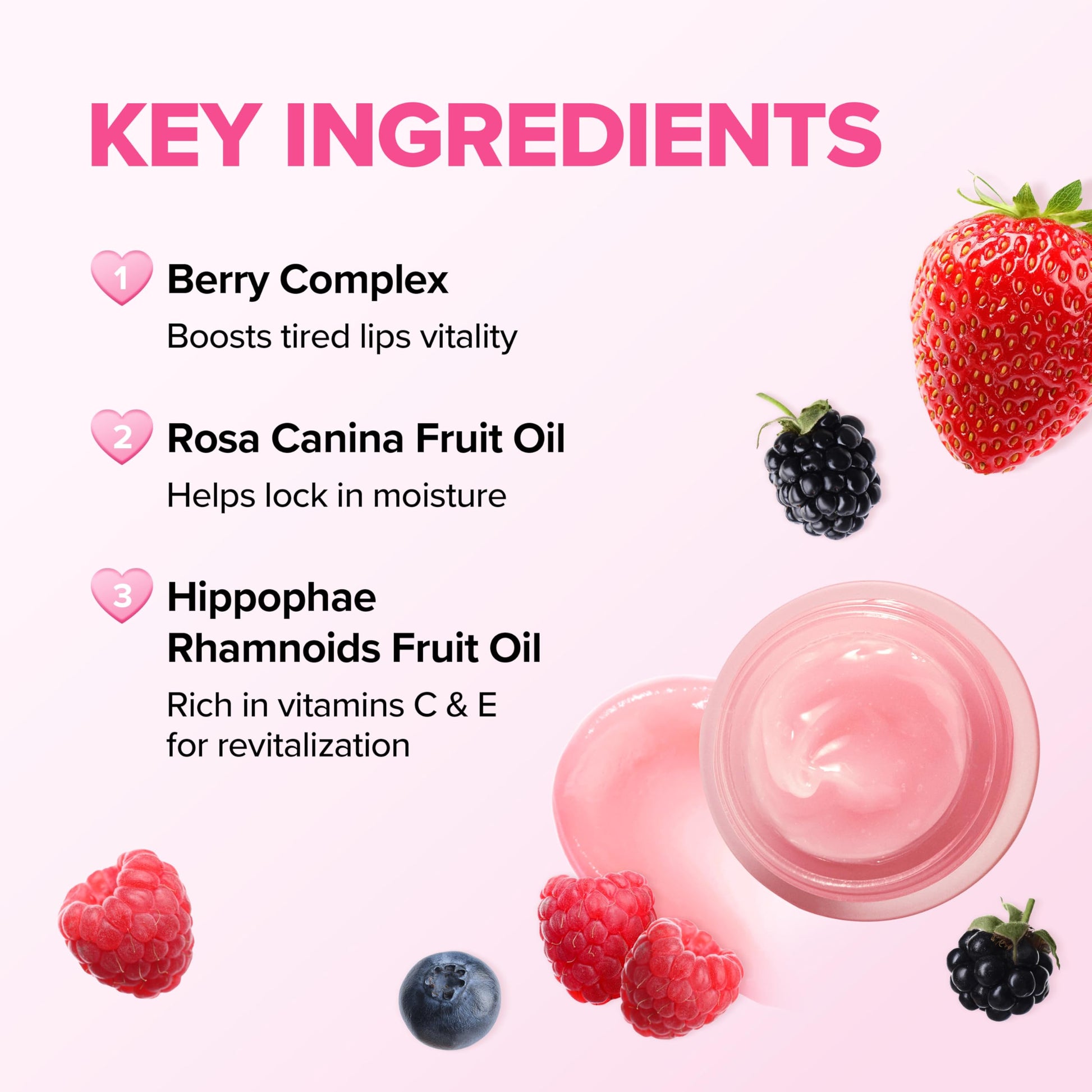 Klavuu Lip Mask Sleeping Pack (0.7oz) – Overnight Deep Hydrating Korean Lip Balm Treatment for Very Dry, Chapped Lips | Lip Lightening & Plumping with Instant Hydration | Gentle Exfoliating (Berry) KLAVUU buy supplements canada