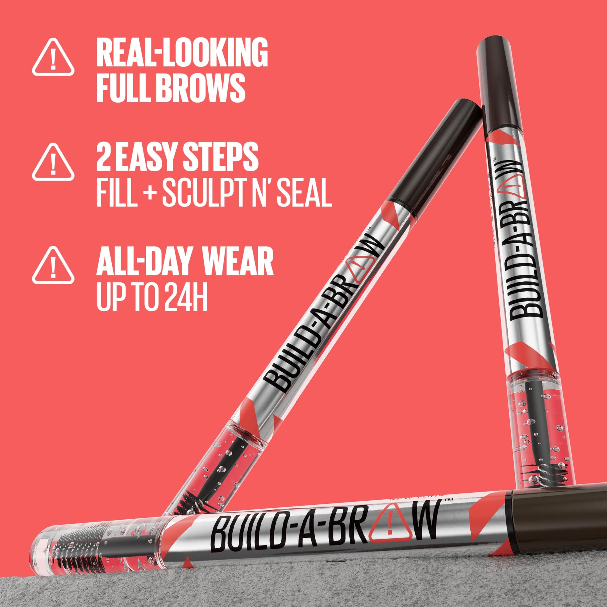 Maybelline Build-A-Brow 2-in-1 Brow Pen and Sealing Eyebrow Gel, Eyebrow Makeup for Real-Looking, Fuller Brows, Black Brown, 1 Count MAYBELLINE buy supplements canada
