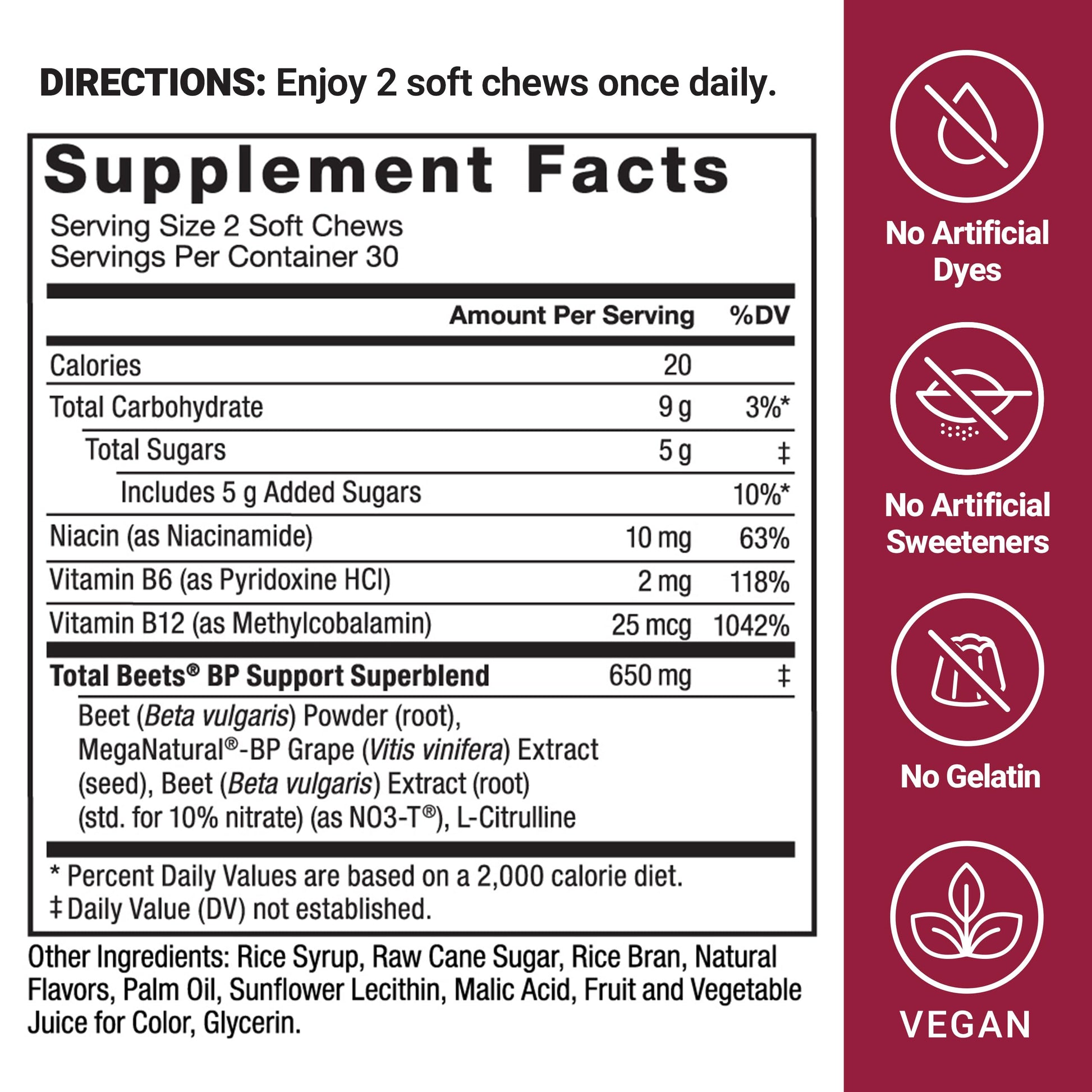 FORCE FACTOR Total Beets Blood Pressure Support Supplement, Beets Supplements Force Factor buy supplements canada