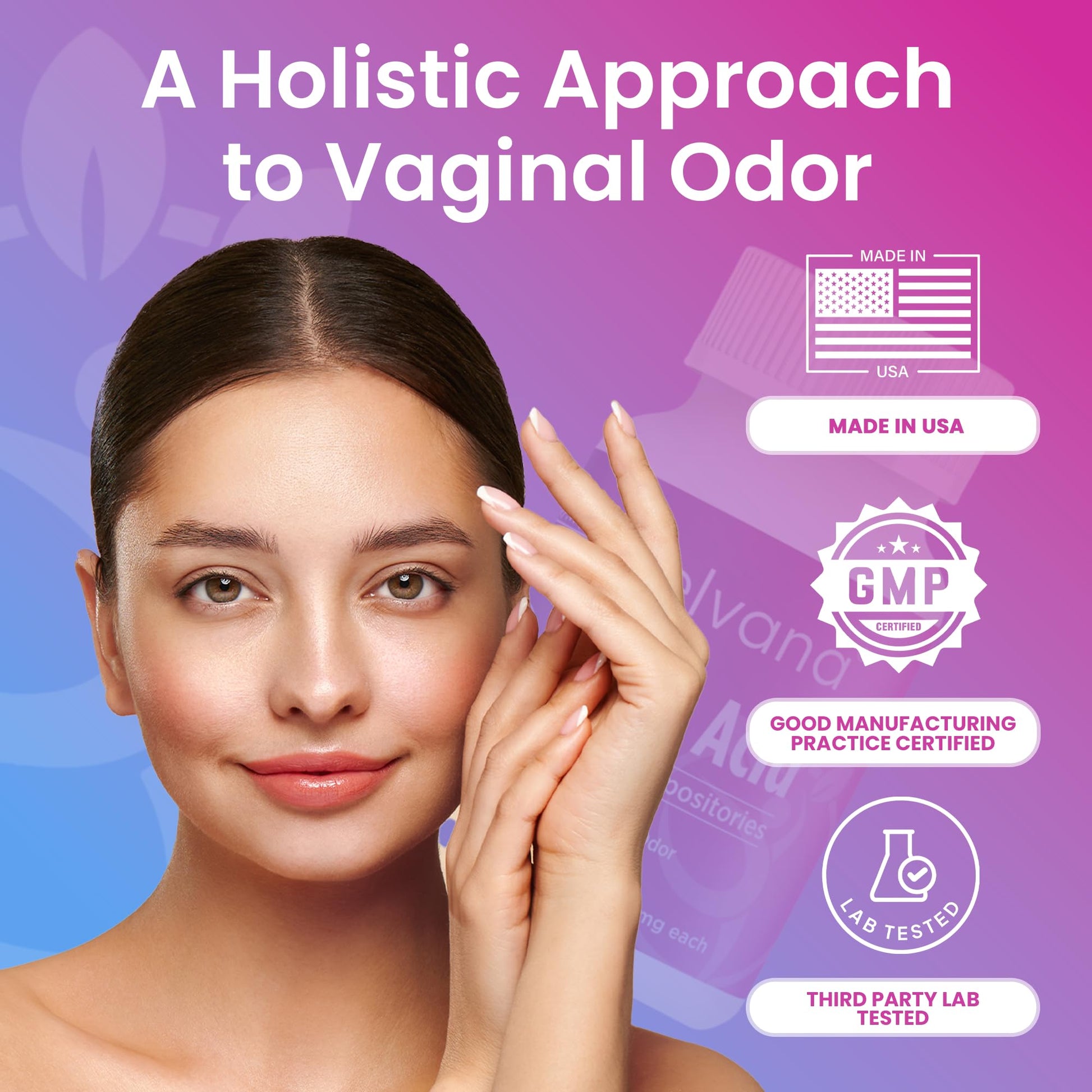 Pelvana Boric Acid Suppositories for Women - 30 Count + 7 Applicators - 600mg Boric Acid Capsules for Vaginal Odor Use Pelvana buy supplements canada