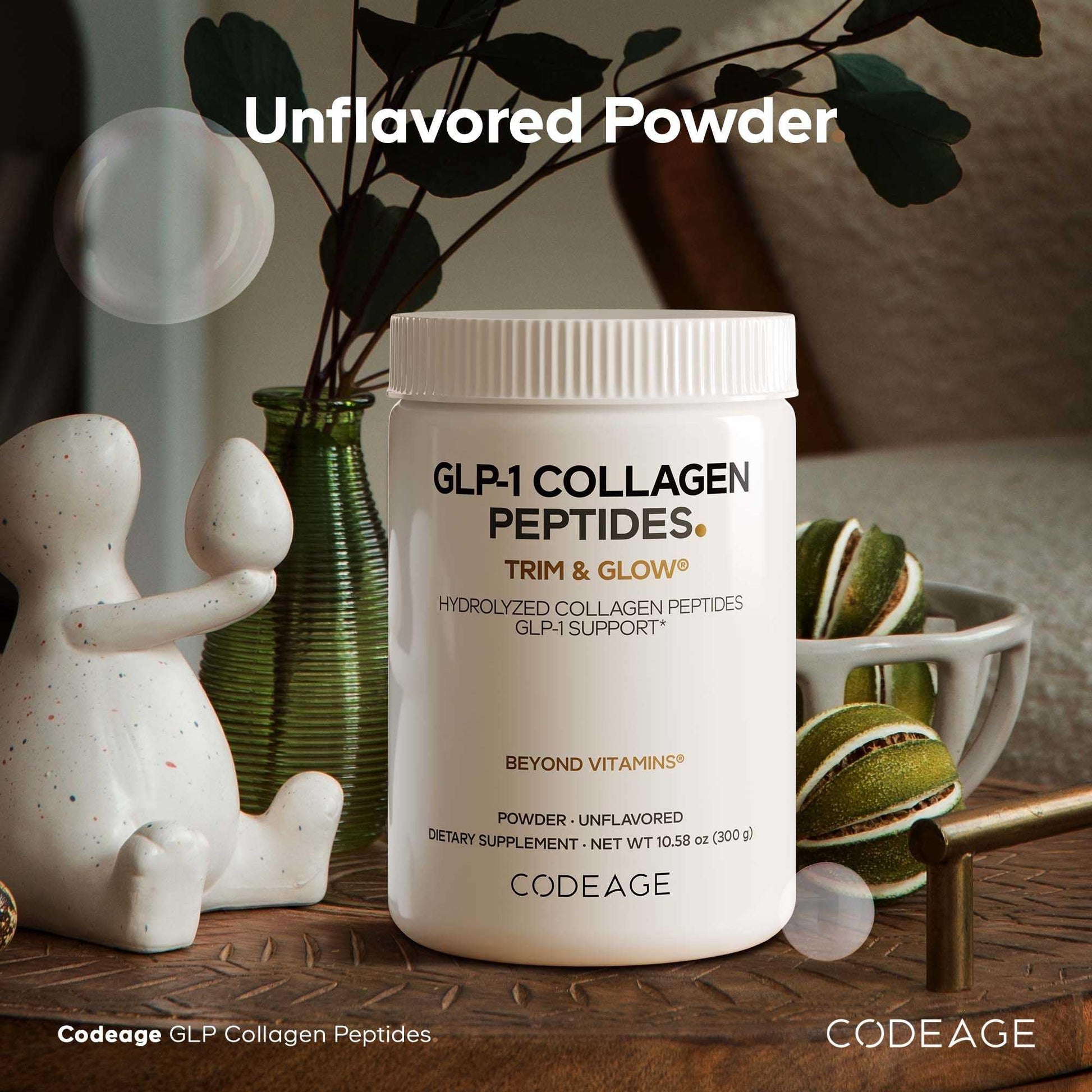 Codeage GLP-1 Collagen Powder Supplement - Nextida GC Collagen Peptides - GLP 1 Support - Hydrolyzed, Grass-Fed, Type I & III, Unflavored - Non-GMO, Gluten-Free, Dairy-Free - 10.58 Oz Codeage buy supplements canada