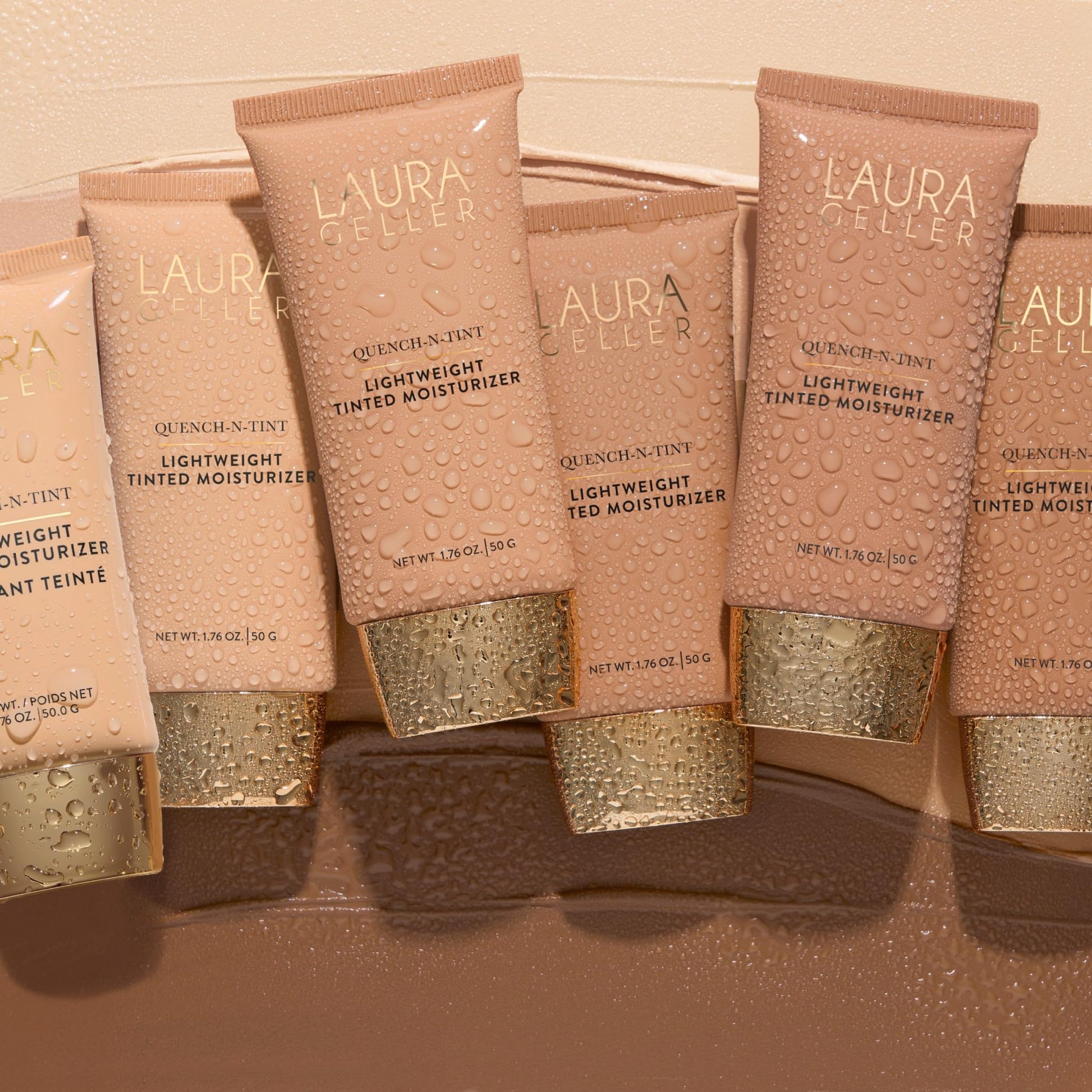 LAURA GELLER NEW YORK Quench-n-Tint Tinted Moisturizer - Sheer to Light Buildable Coverage - Natural Glow Finish - Lightweight Formula with Hyaluronic Acid, 04 Medium LAURA GELLER NEW YORK buy supplements canada