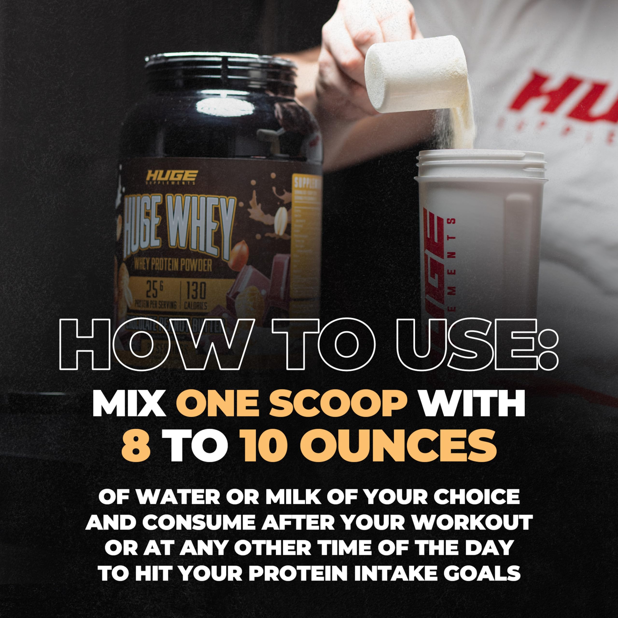 Huge Supplements Whey Protein Concentrate Powder - 25g Protein Per Serving Huge Supplements buy supplements canada