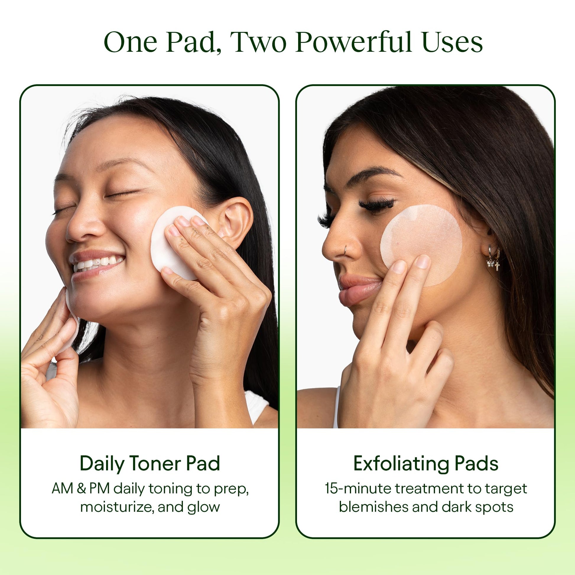 JiYu Toning Polish Pads - Korean Skincare for Dark Spots, Wrinkles & Dull Skin - Hydrating Facial JiYu buy supplements canada