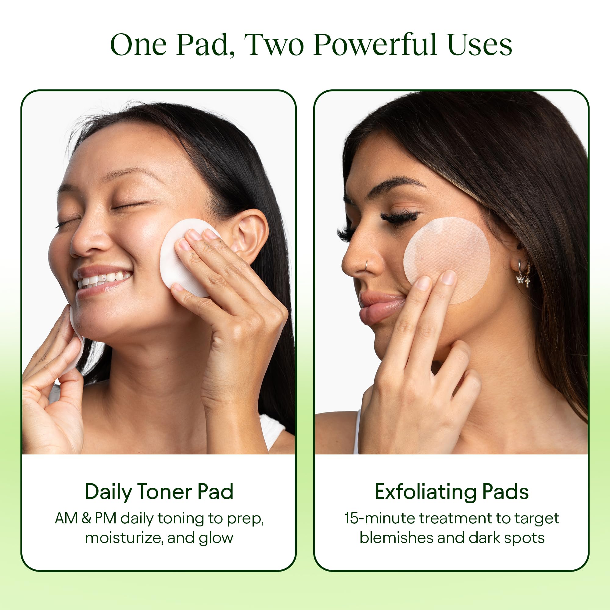 JiYu Toning Polish Pads - Korean Skincare for Dark Spots, Wrinkles & Dull Skin - Hydrating Facial JiYu buy supplements canada