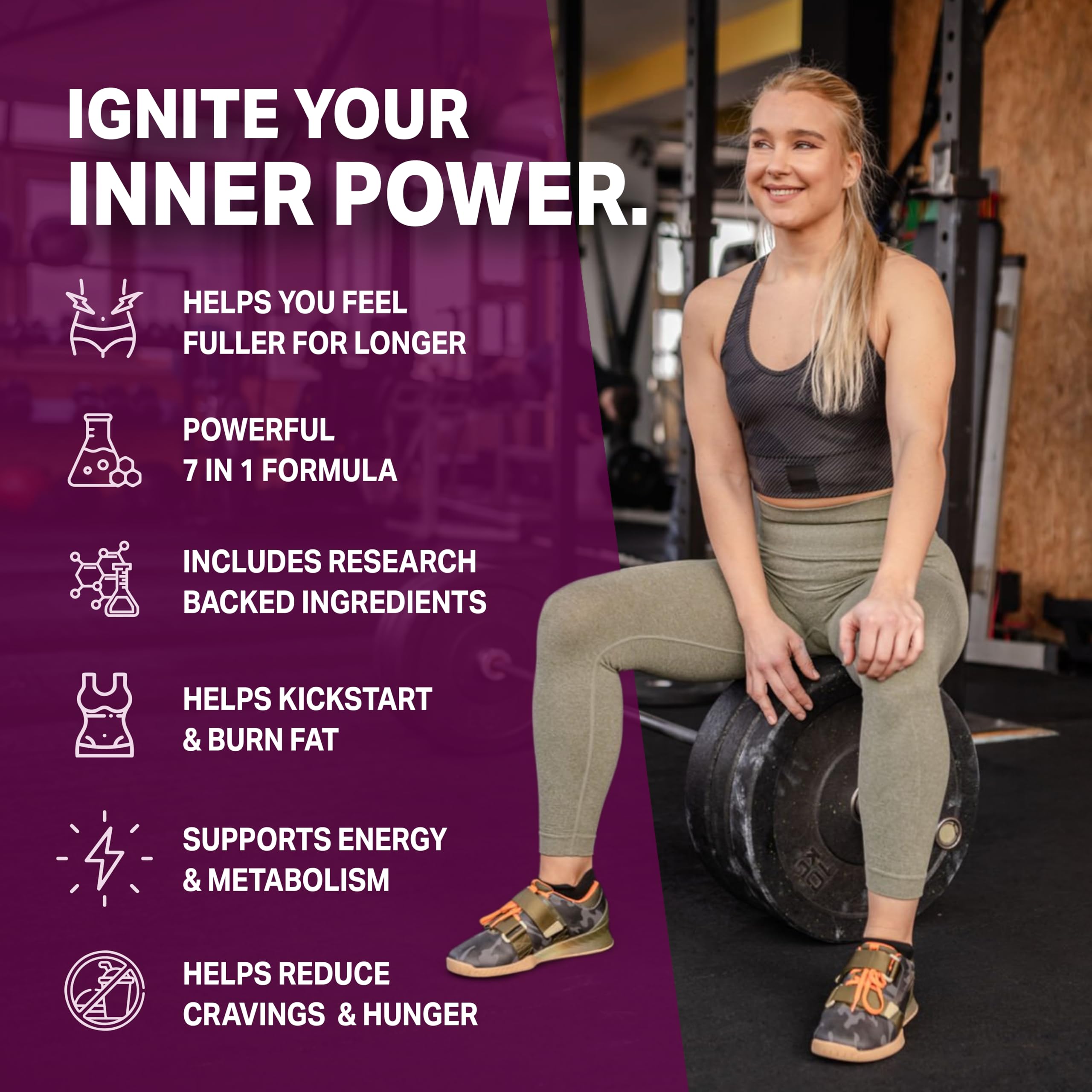 Fat Loss Ultra  Appetite Suppressant &  for Women | Supports Healthy Pathways Associated with  Activity | 3rd Party Tested Supplement - 60 Capsules for Adults Nutrimend IQ buy supplements canada