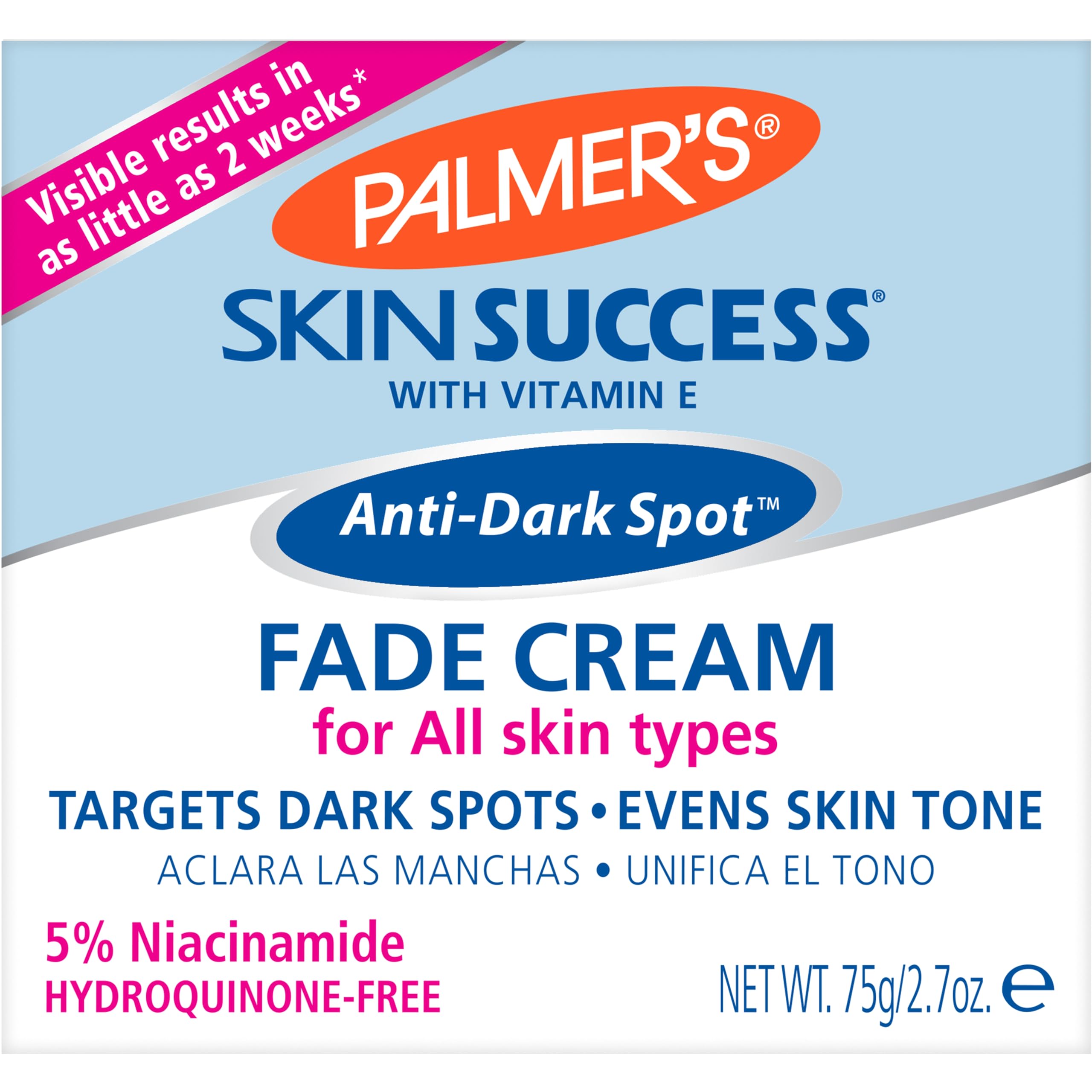 Palmer's Skin Success Anti-Dark Spot Fade Cream with Vitamin E and Niacinamide, for All Skin Types 2.7 Ounce Palmer's buy supplements canada