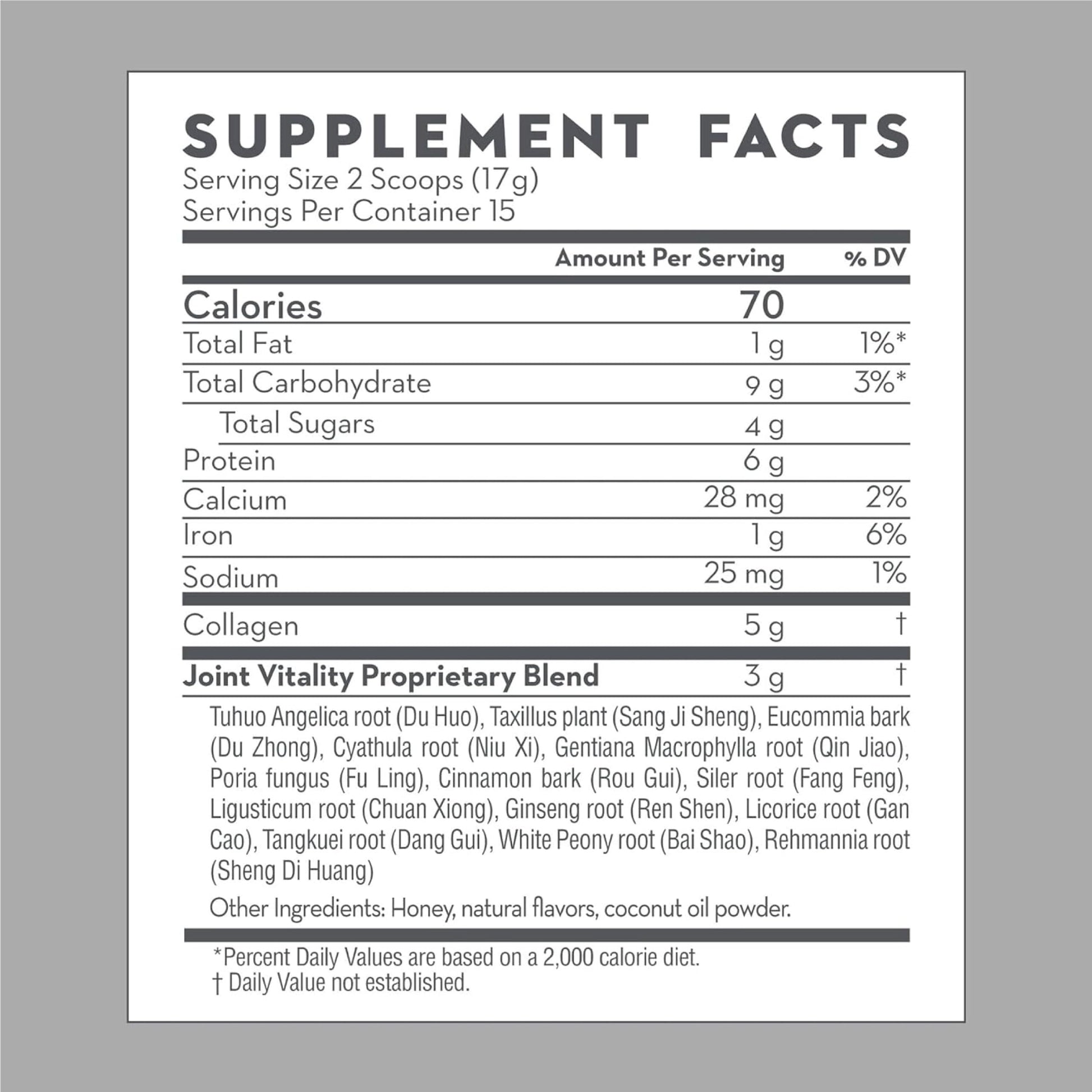 D'AO Labs Joint Vitality Powder - Joint Support - Du Huo Ji Shen Tang Traditional Chinese Herbal - Increased Mobility & Flexibility - Spiced Cocoa & Cinnamon Flavor - 15 Servings DAO Labs buy supplements canada