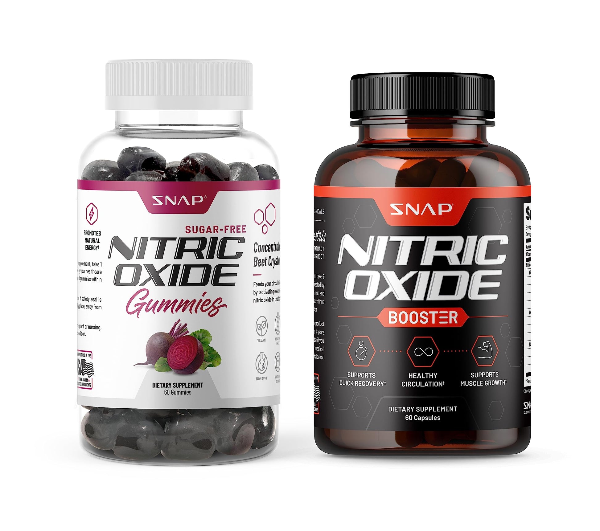 Snap Supplements Nitric Oxide Gummies and Capsules Snap Supplements buy supplements canada